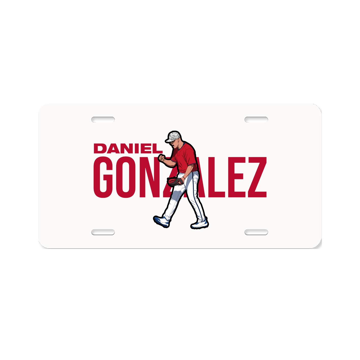 License Plate — Player Name in Classic