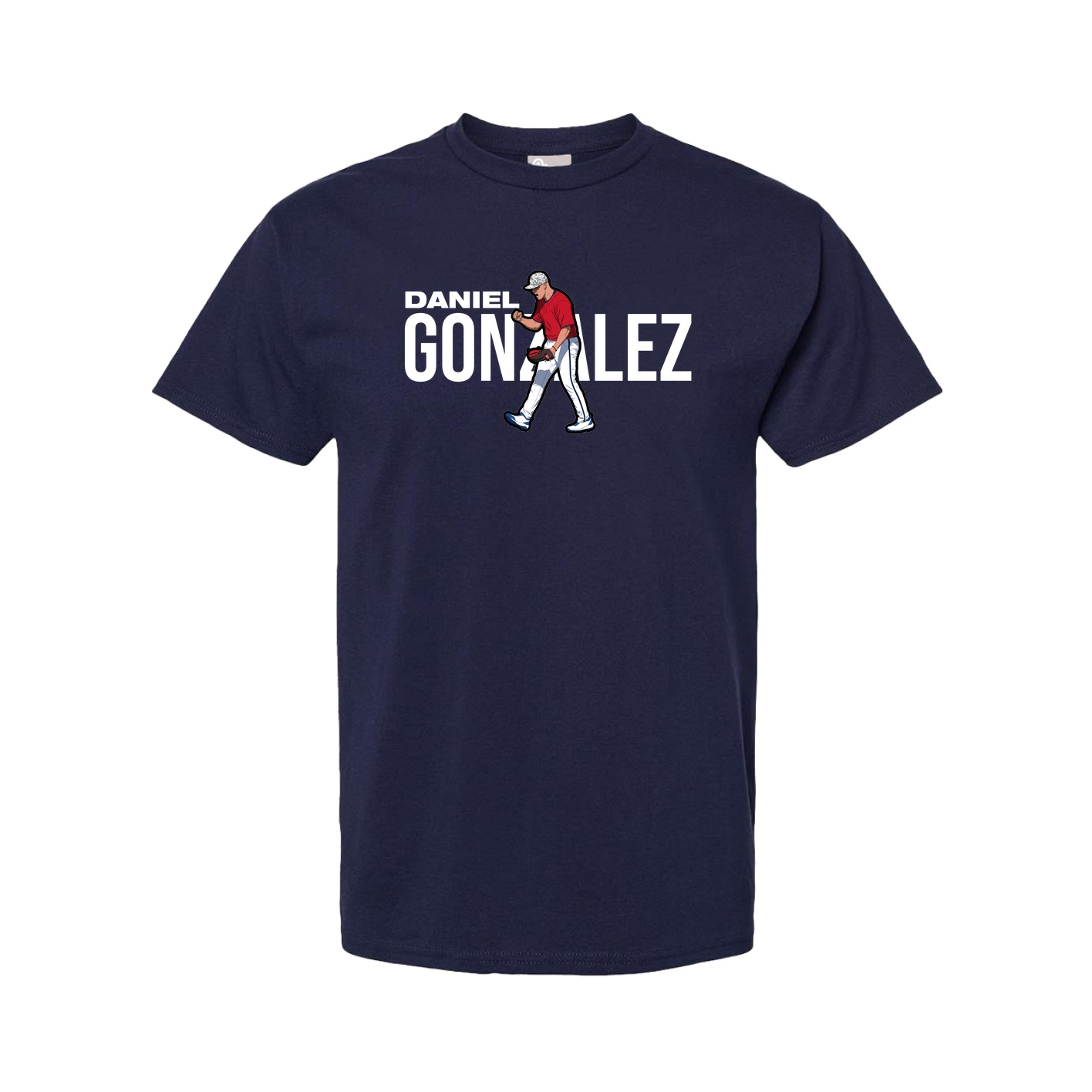 Tee — Player Name in Navy