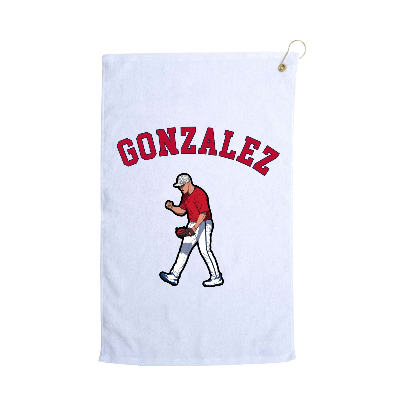 Golf Towel — Shirsey Arch in White
