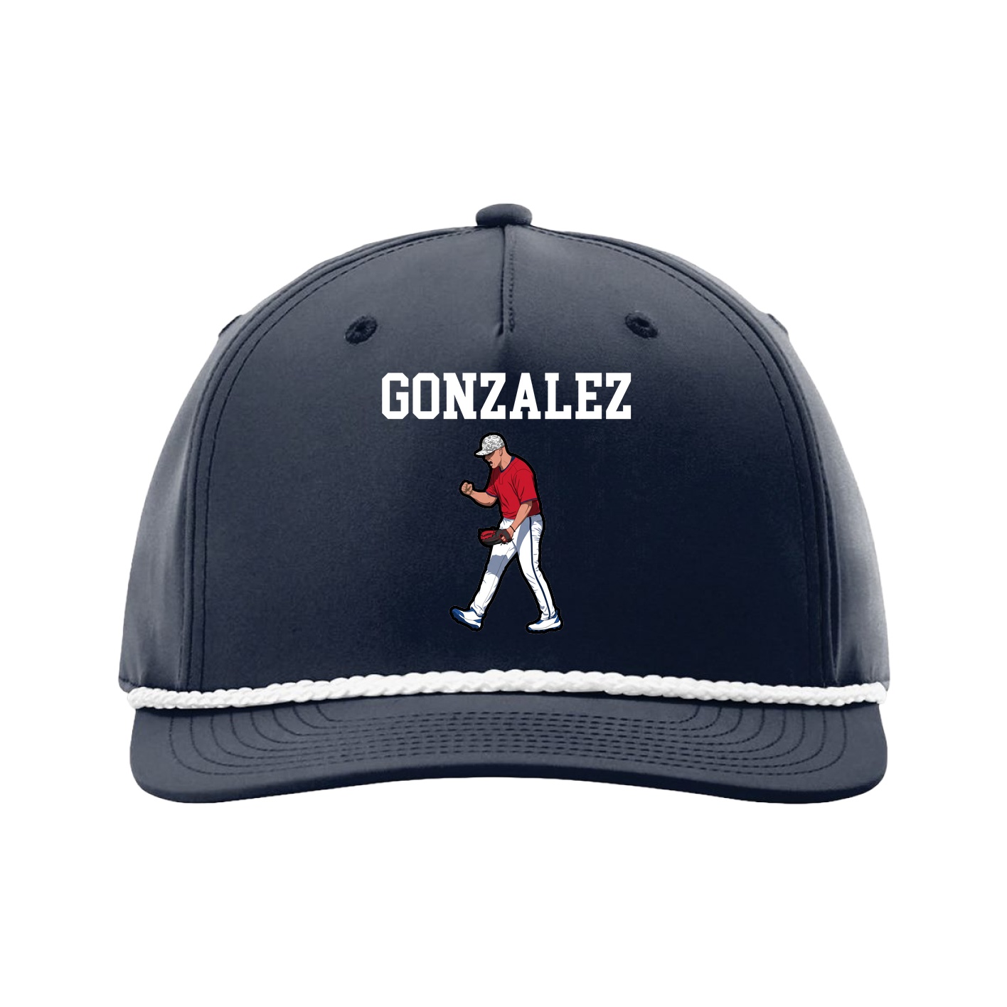 Five-Panel Classic Rope Cap — Shirsey in Navy