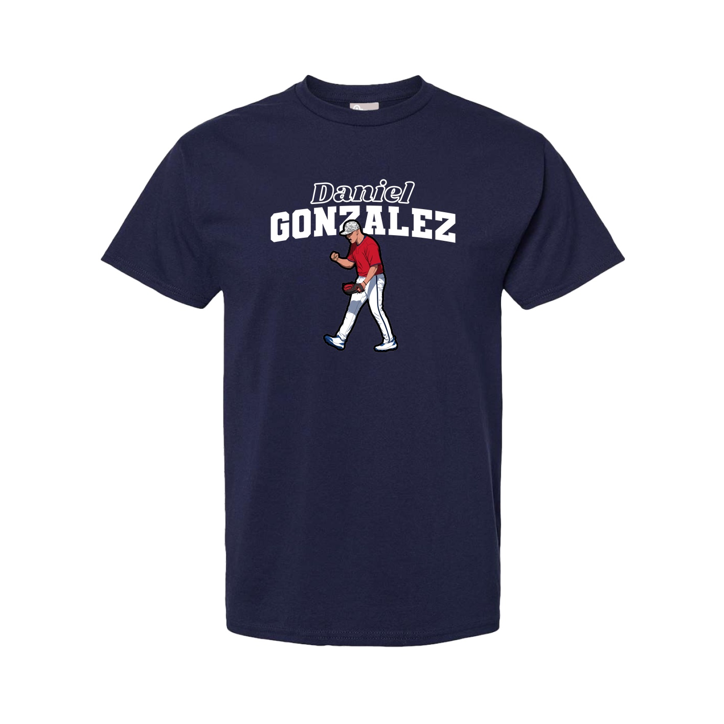 Youth Tee — Name Arch in Navy
