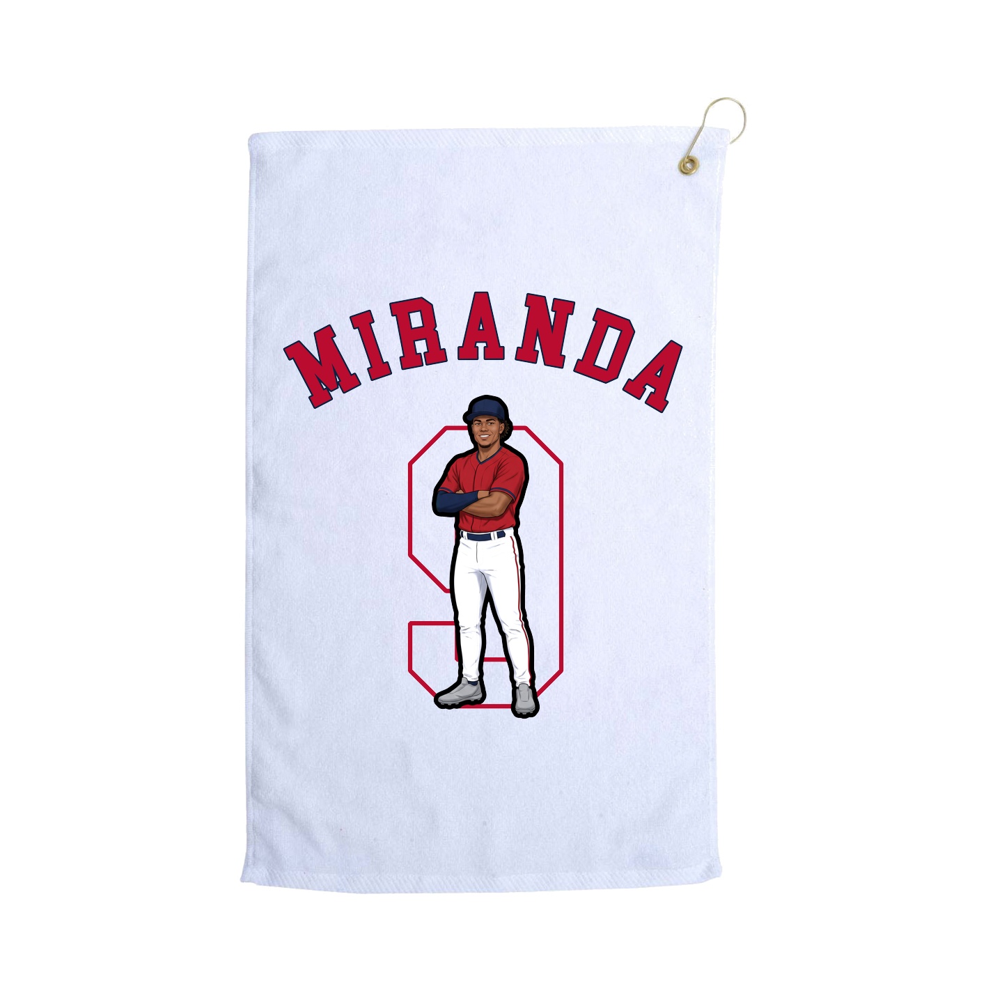 Golf Towel — Shirsey Arch in White