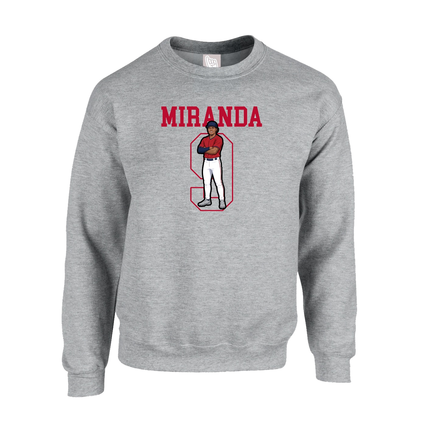 Fleece Crew — Shirsey in Grey
