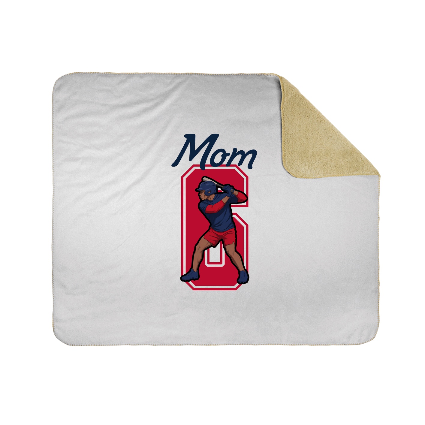 Throw Blanket — Mothers Day Shirsey in White