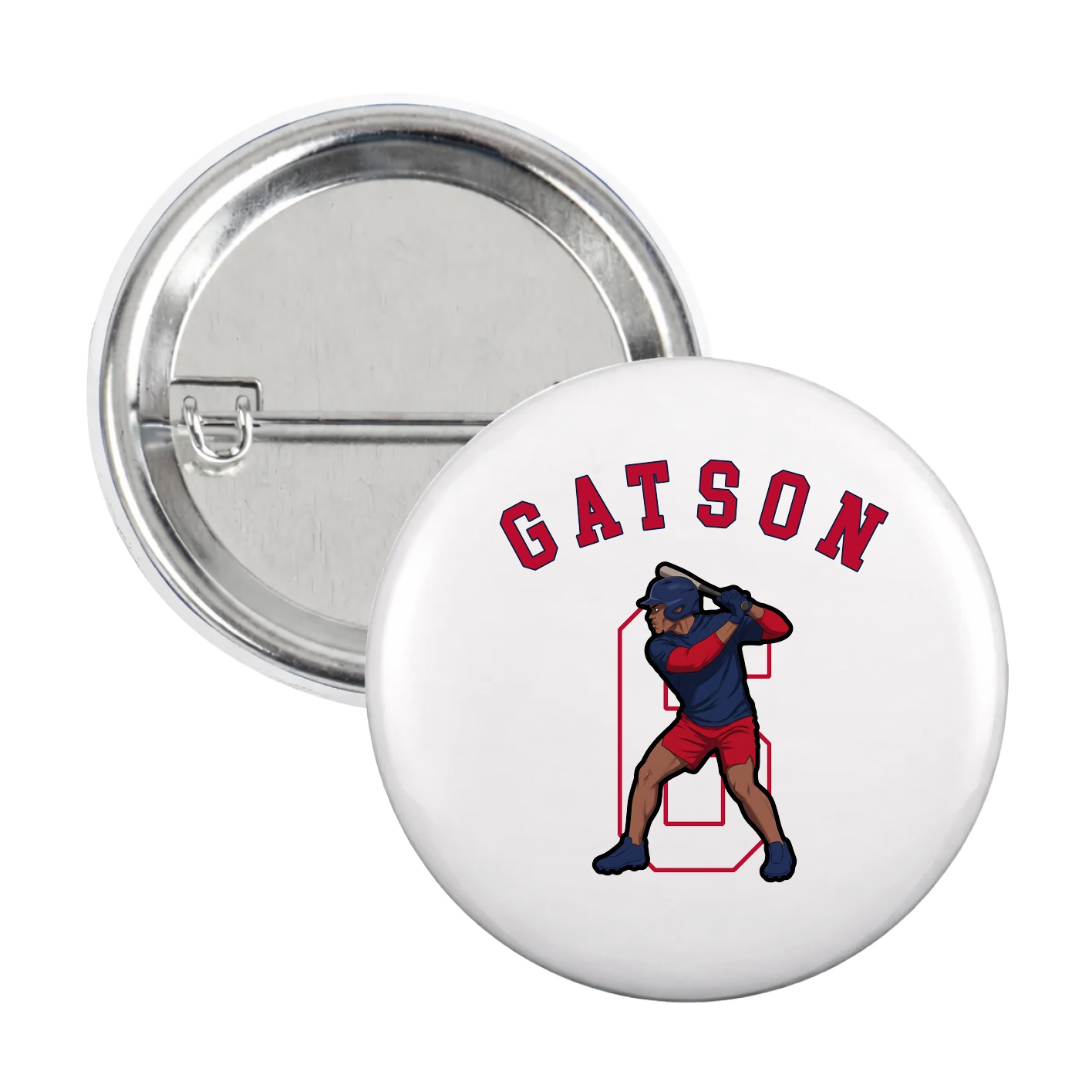 Game Day Button — Shirsey Arch in White