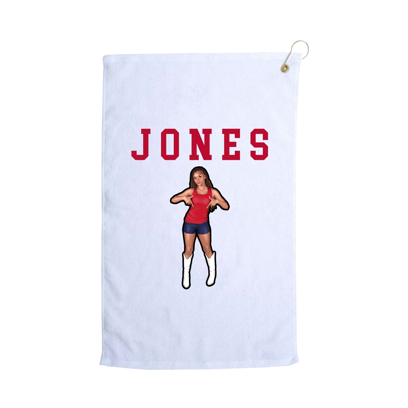 Golf Towel — Shirsey in White