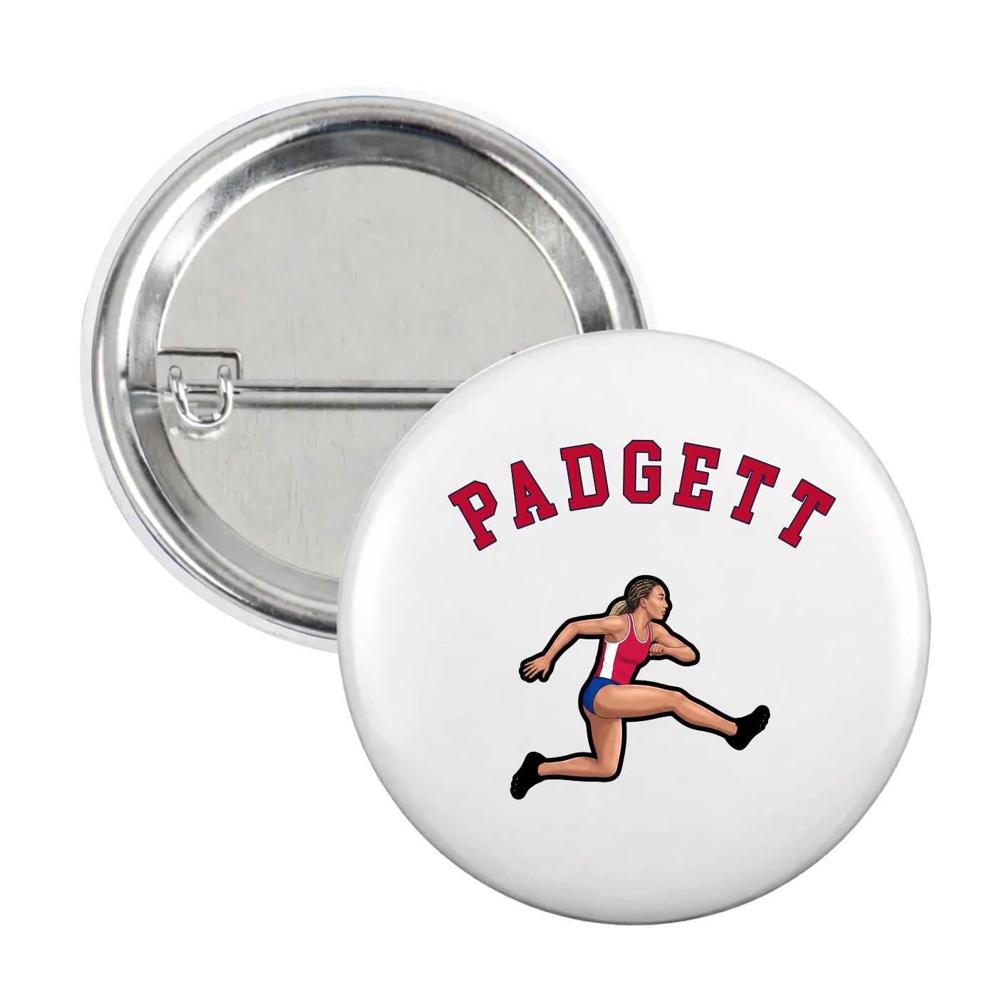 Game Day Button — Shirsey Arch in White