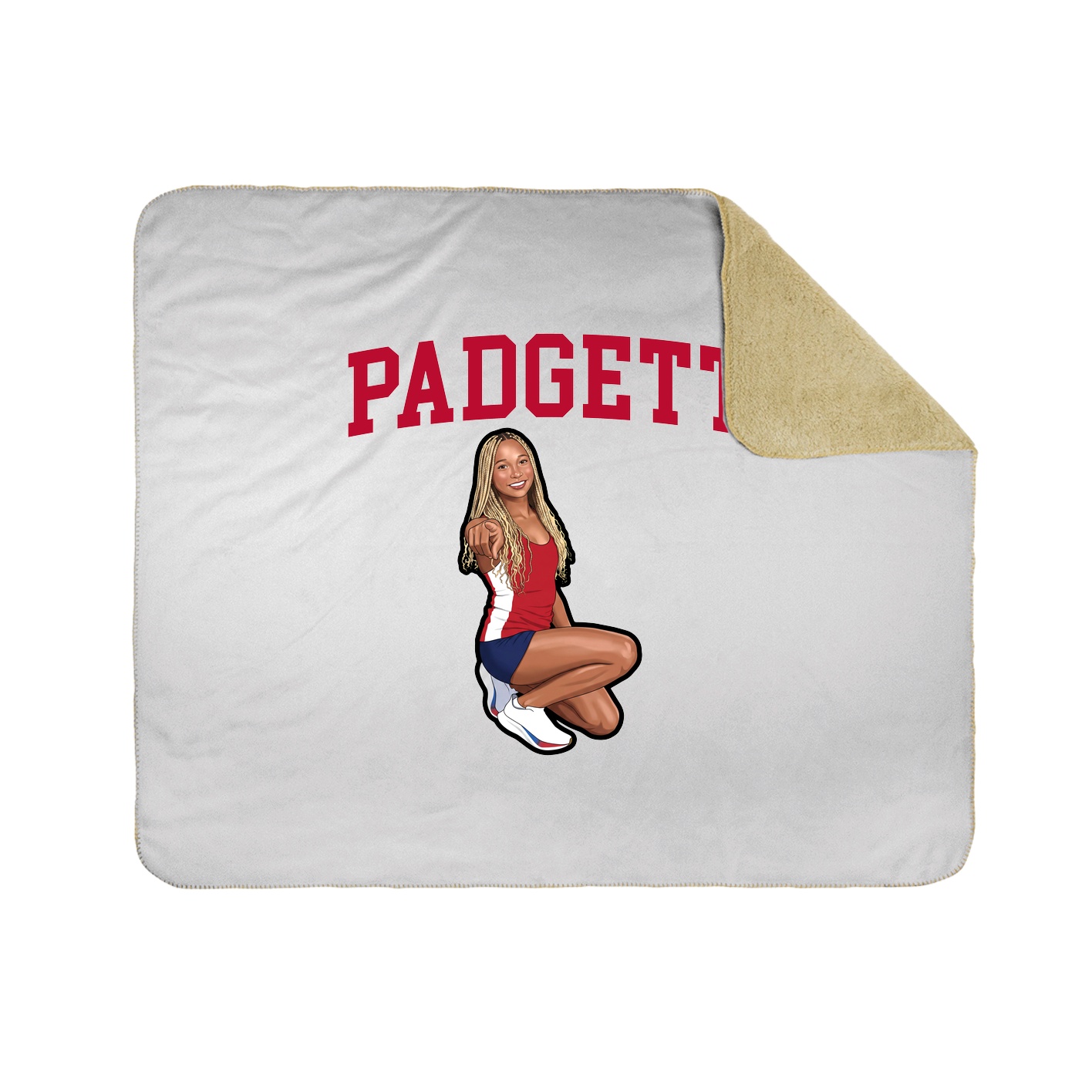 Throw Blanket — Shirsey in White