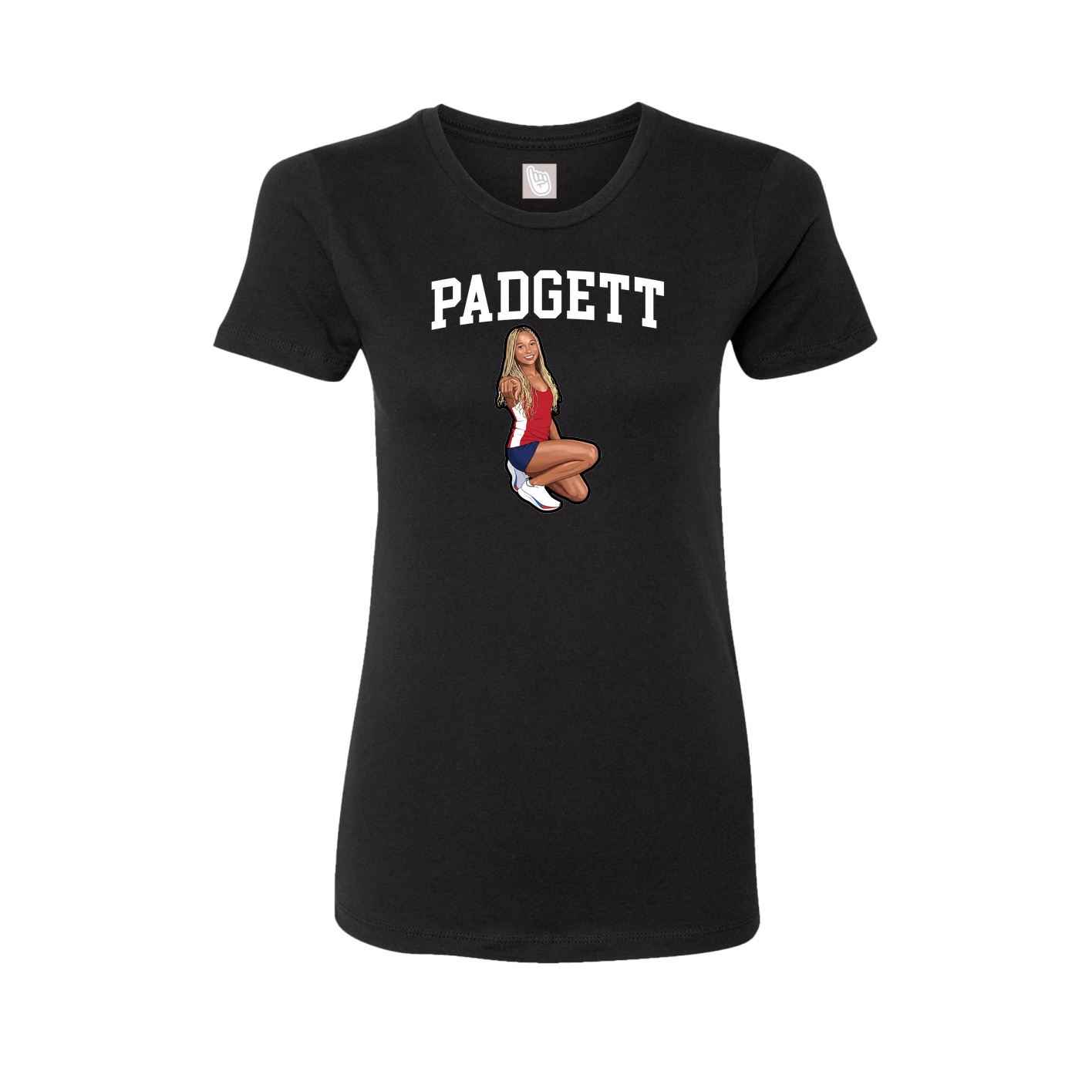 Fitted Women's Tee — Shirsey in Black