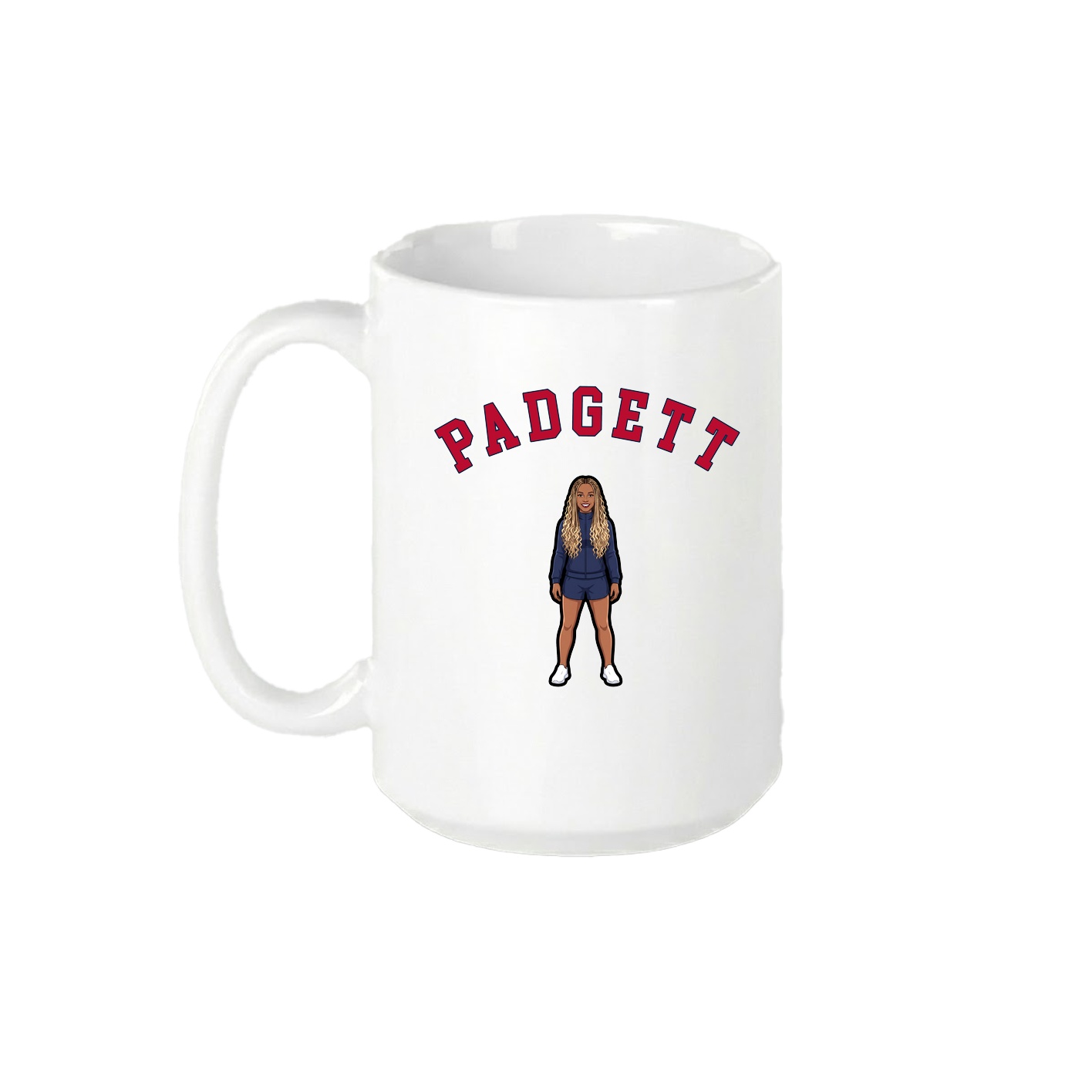 15oz Coffee Mug — Shirsey Arch in White