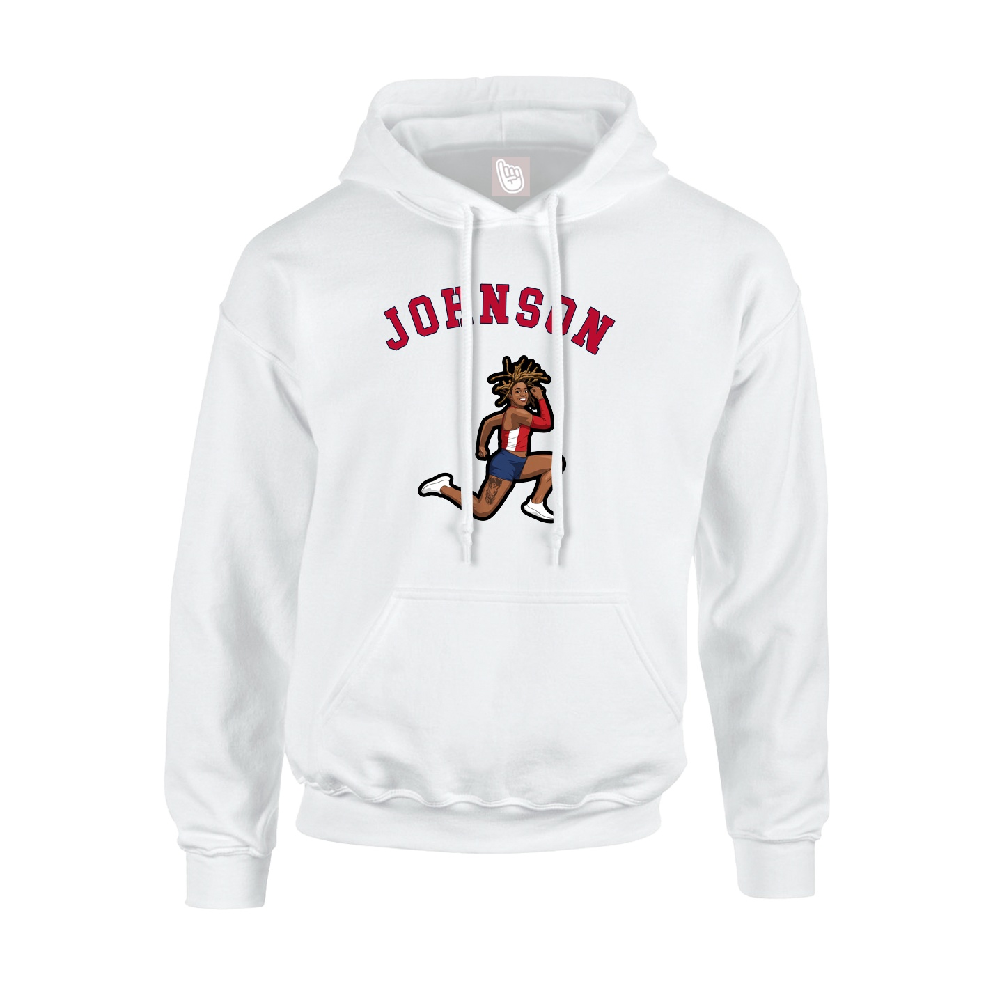 Hoodie — Shirsey Arch in White