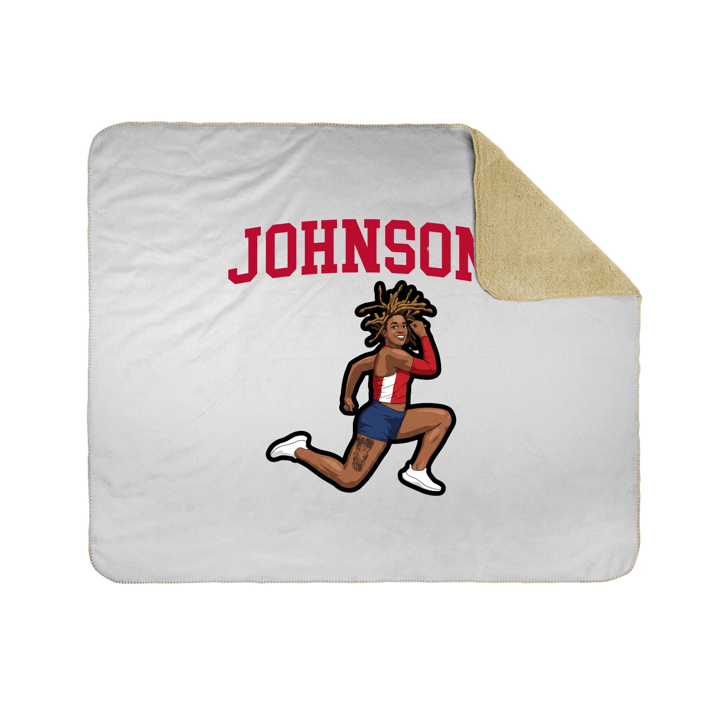 Throw Blanket — Shirsey in White
