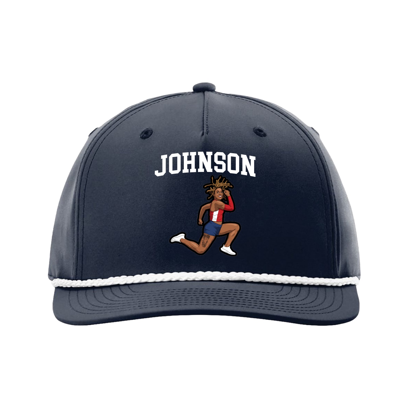Five-Panel Classic Rope Cap — Shirsey in Navy