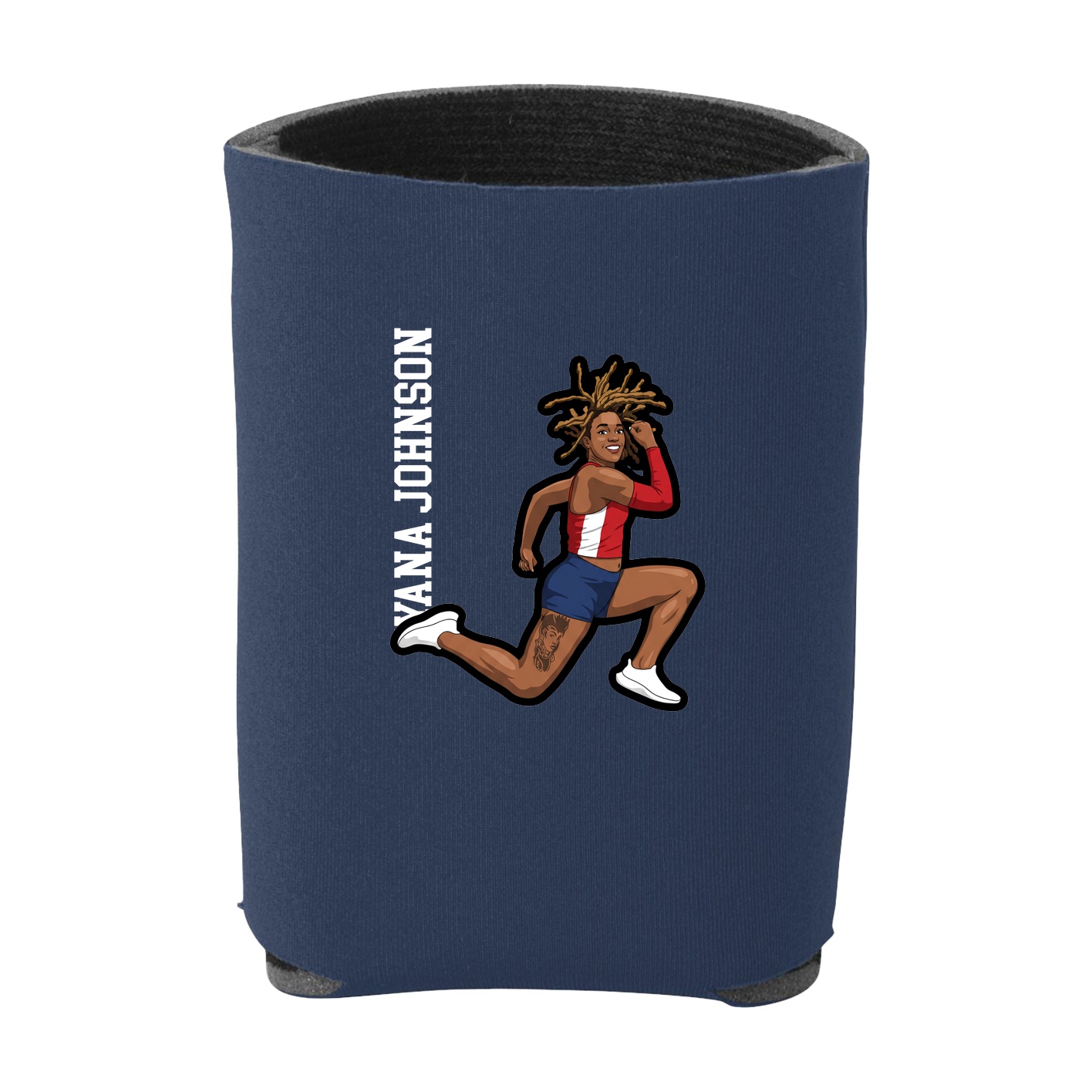 Can Holder — Name Vertical in Navy