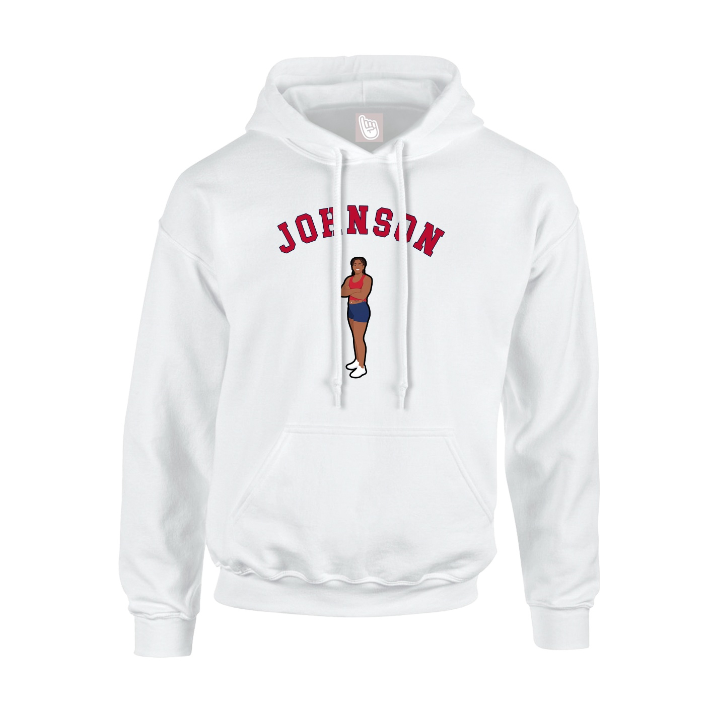 Youth Hoodie — Shirsey Arch in White