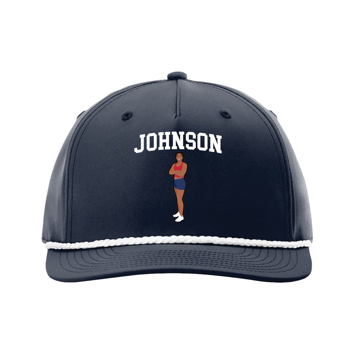 Five-Panel Classic Rope Cap — Shirsey in Navy