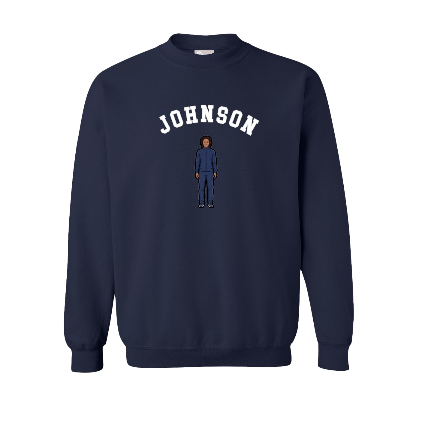 Fleece Crew — Shirsey Arch in Navy