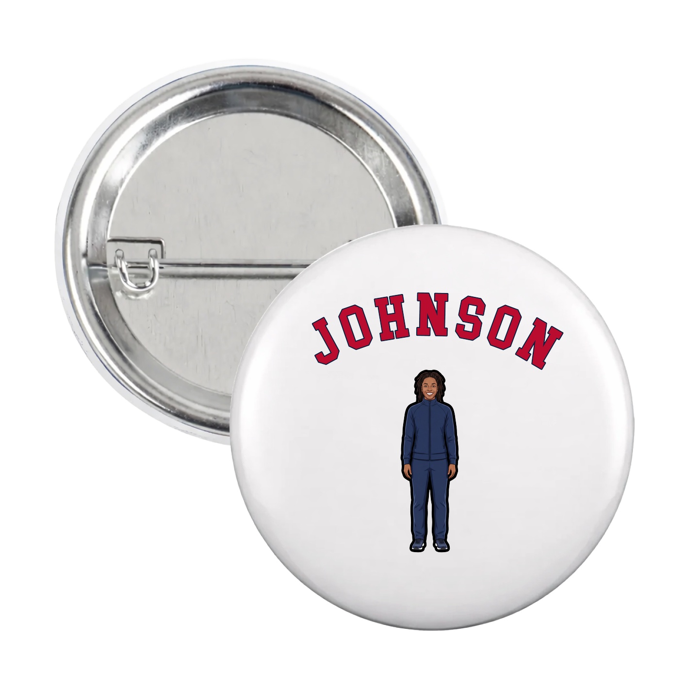 Game Day Button — Shirsey Arch in White
