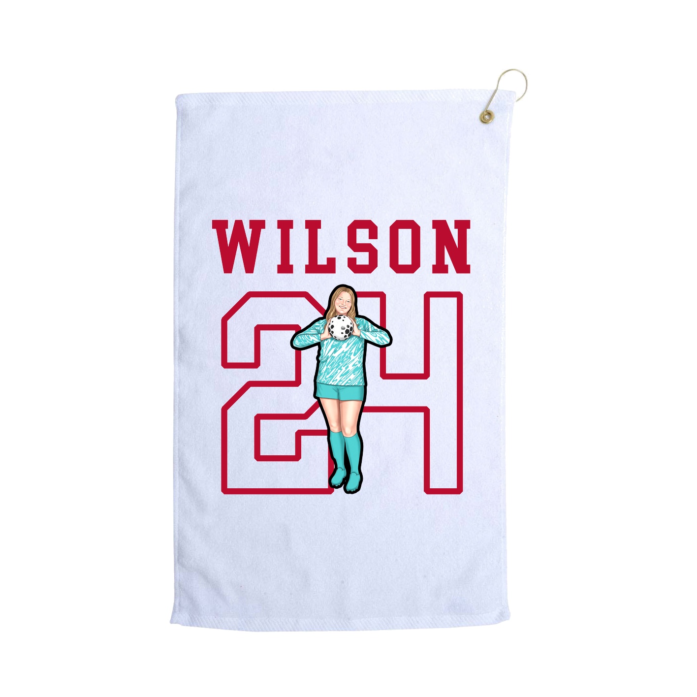 Golf Towel — Shirsey in White