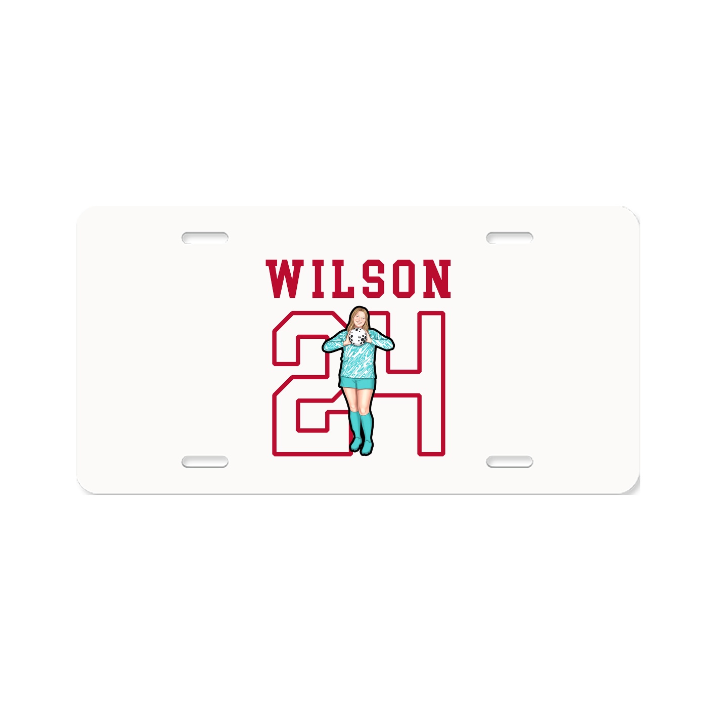 License Plate — Shirsey in Classic