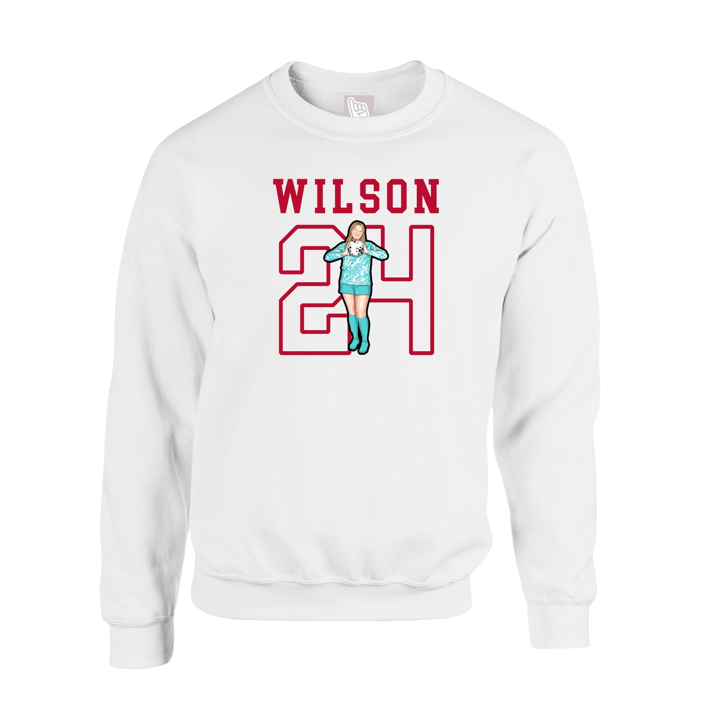 Fleece Crew — Shirsey in White