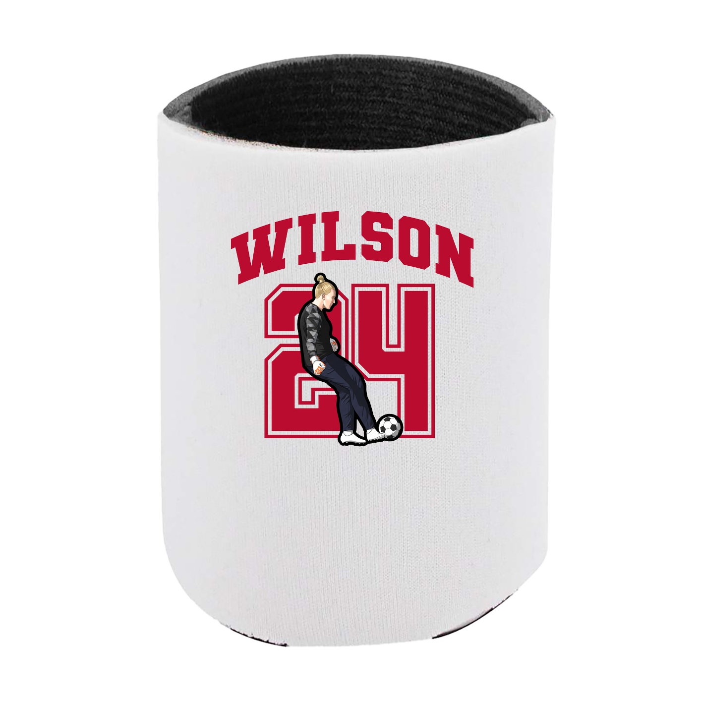 Can Holder — Number in White