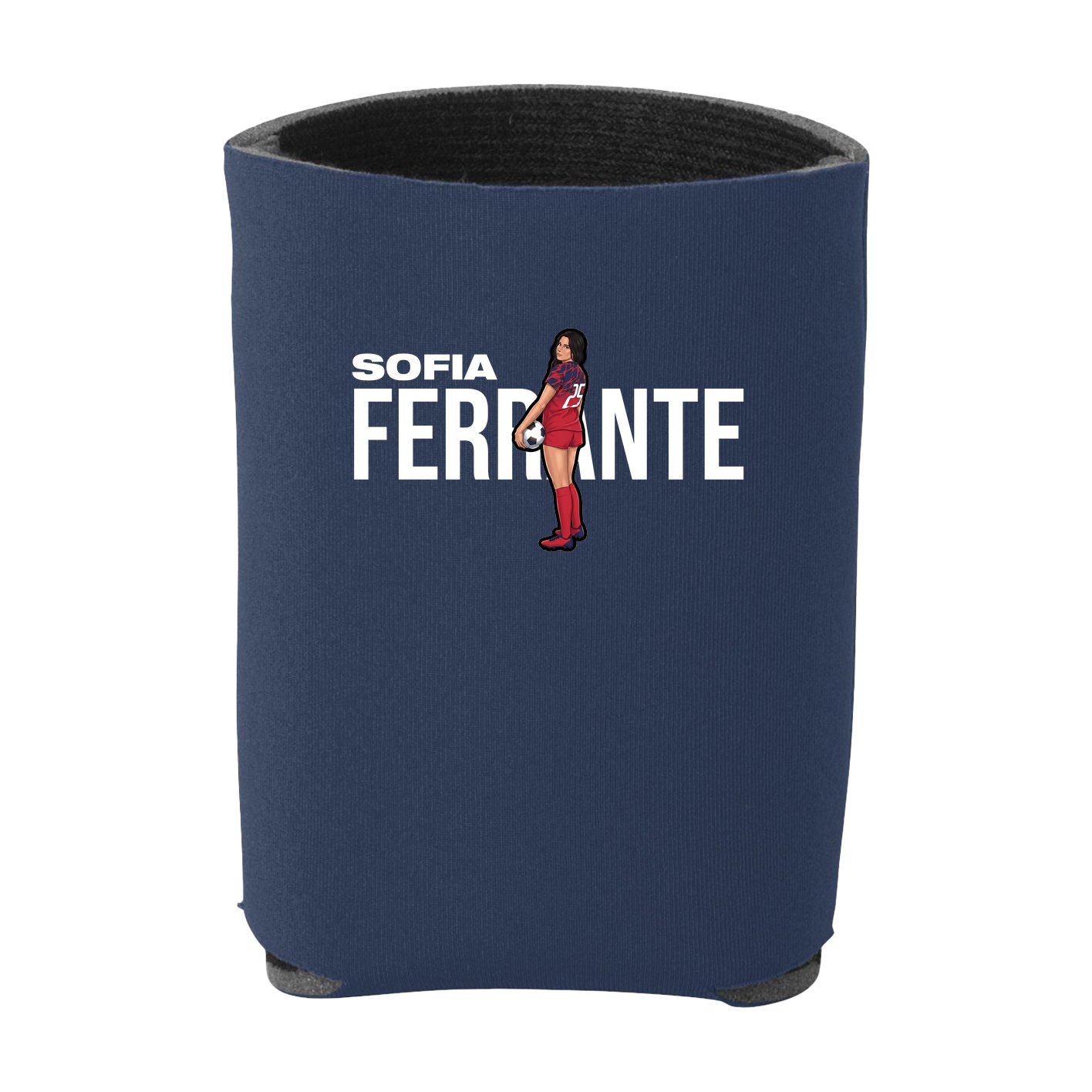 Can Holder — Player Name in Navy