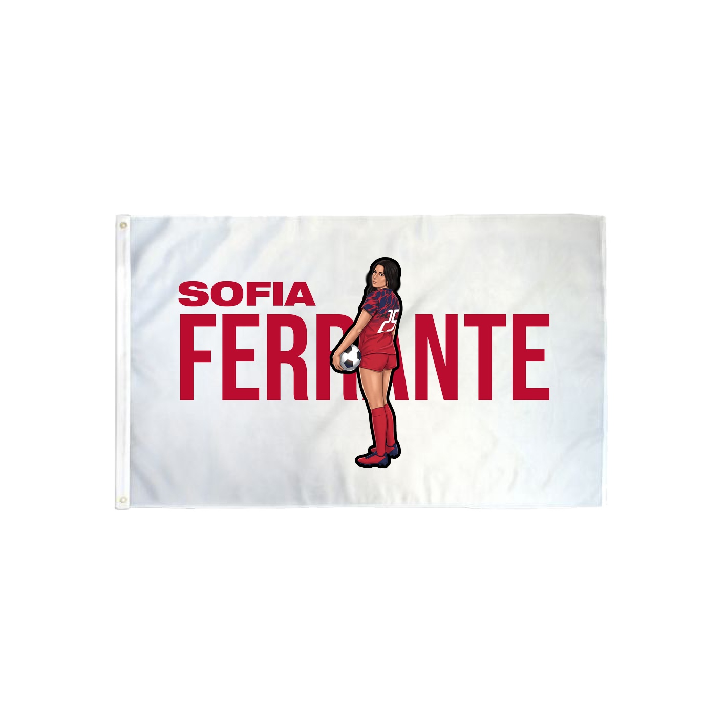 3x5 Flag — Player Name in Classic