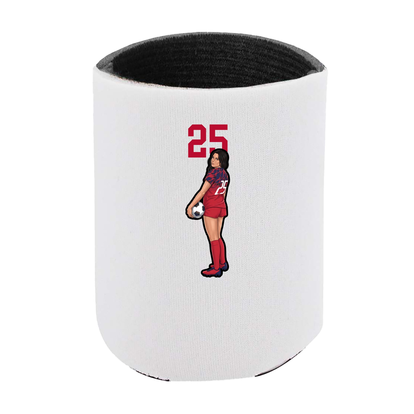 Can Holder — Number Top in White