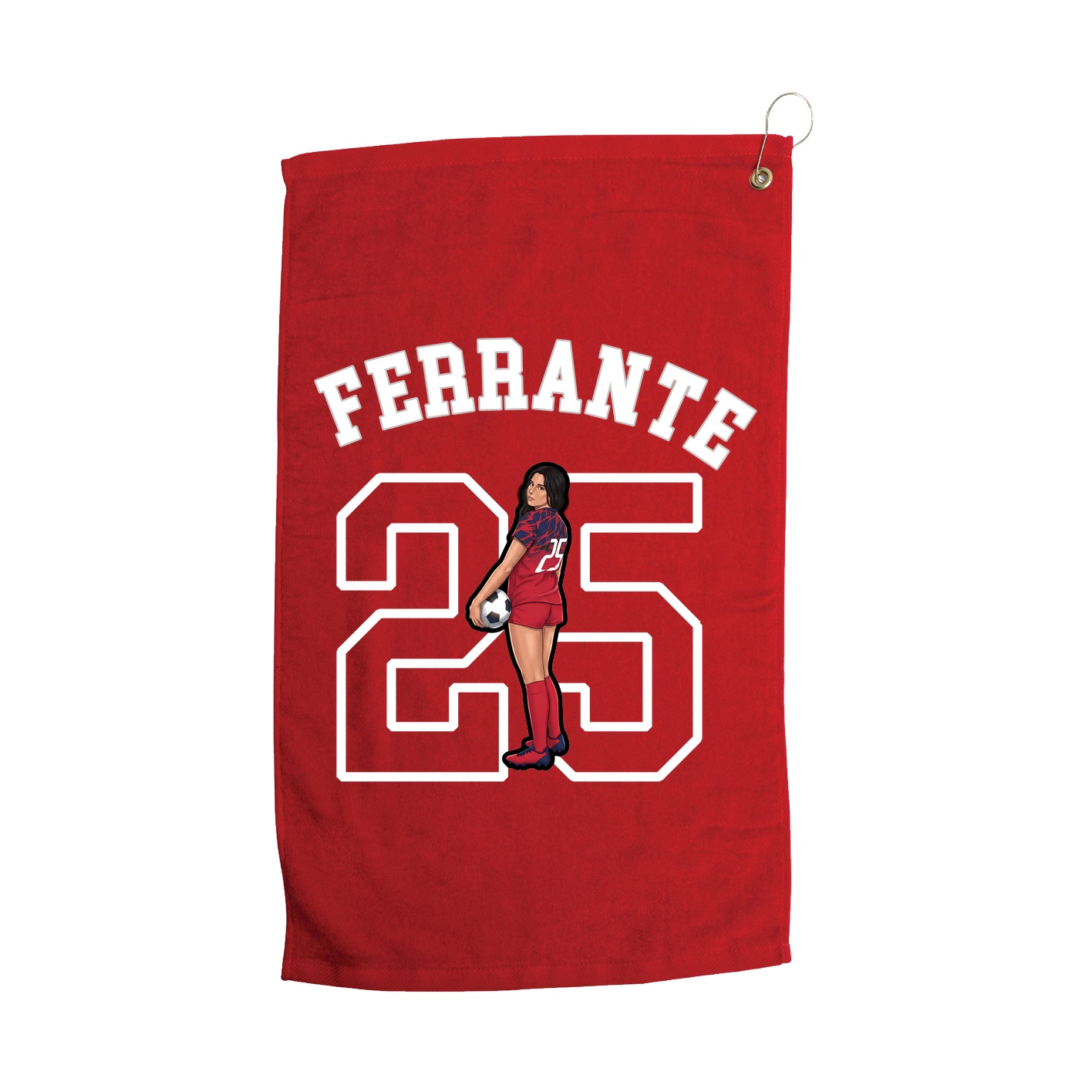 Golf Towel — Shirsey Arch in Red