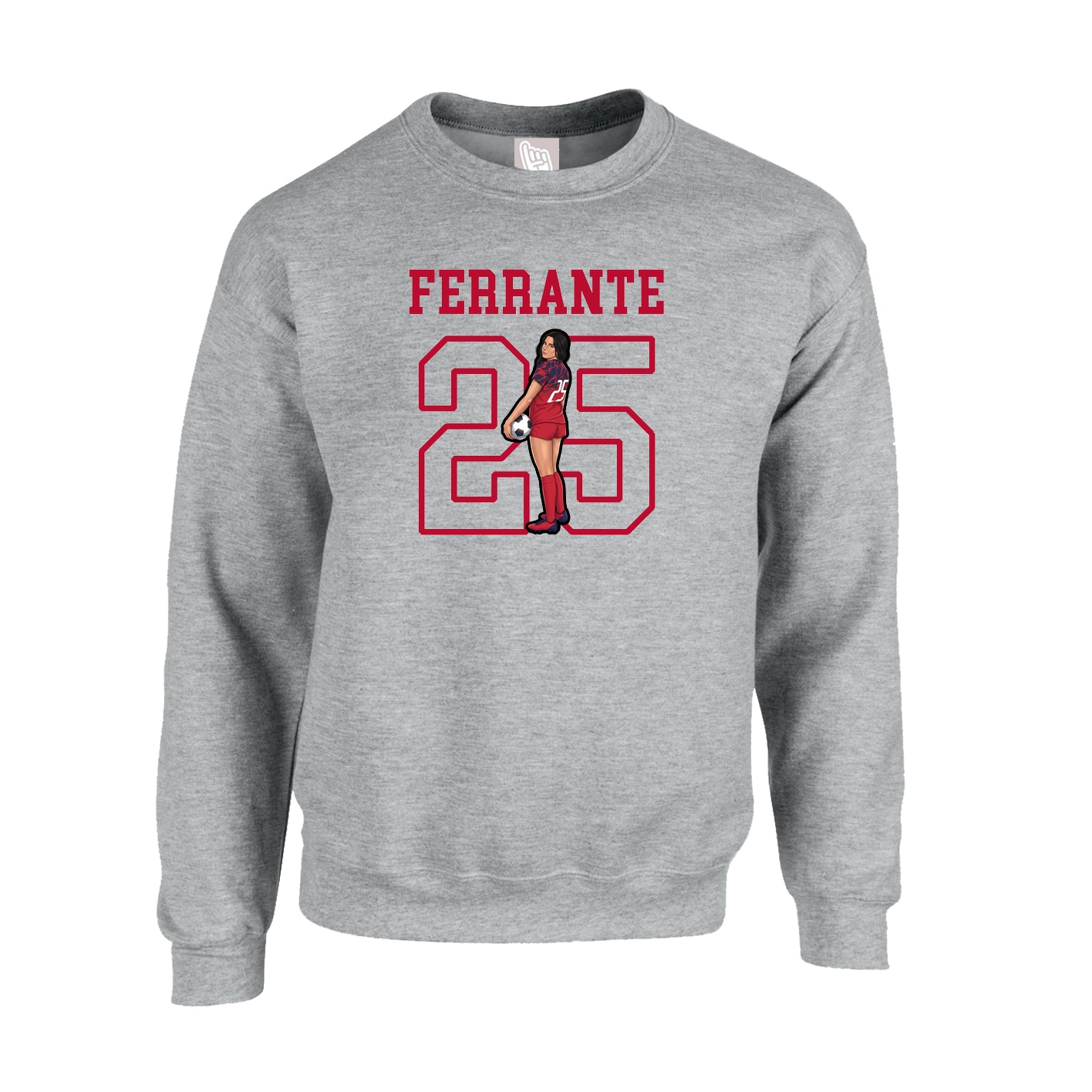 Fleece Crew — Shirsey in Grey