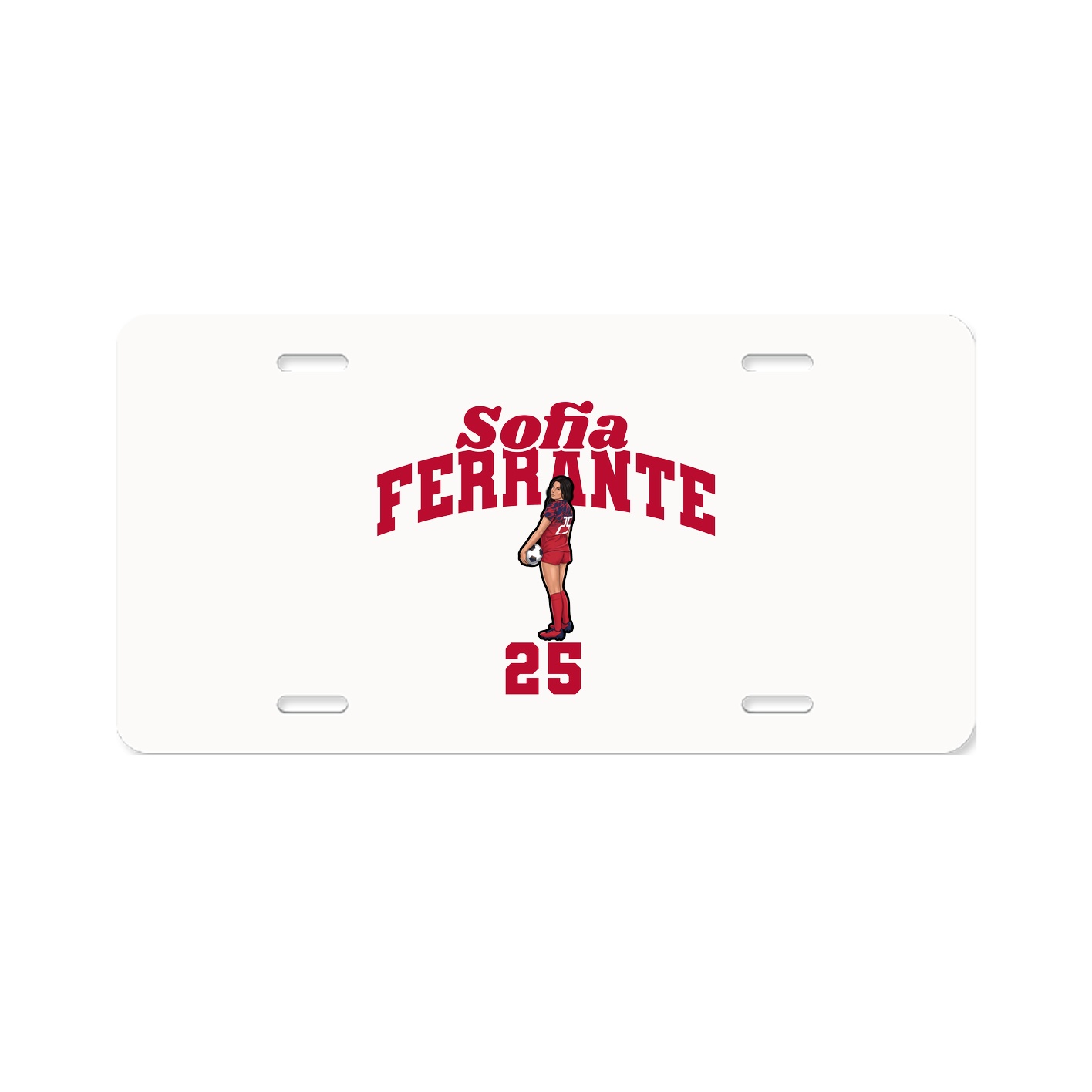 License Plate — Signature Arch in Classic