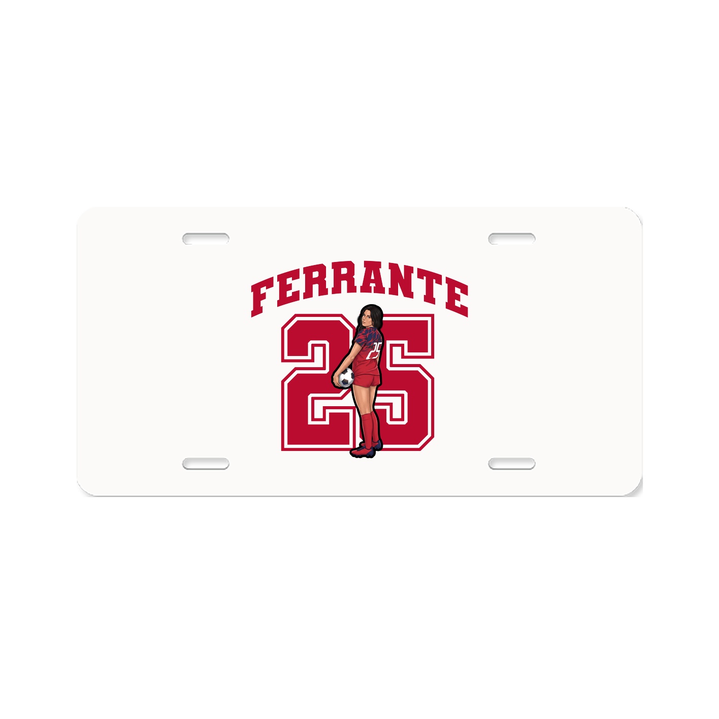 License Plate — Number in Classic