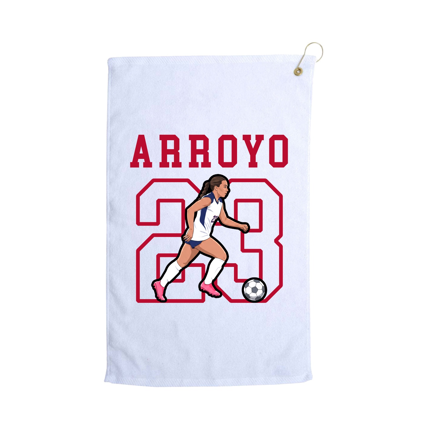 Golf Towel — Shirsey in White