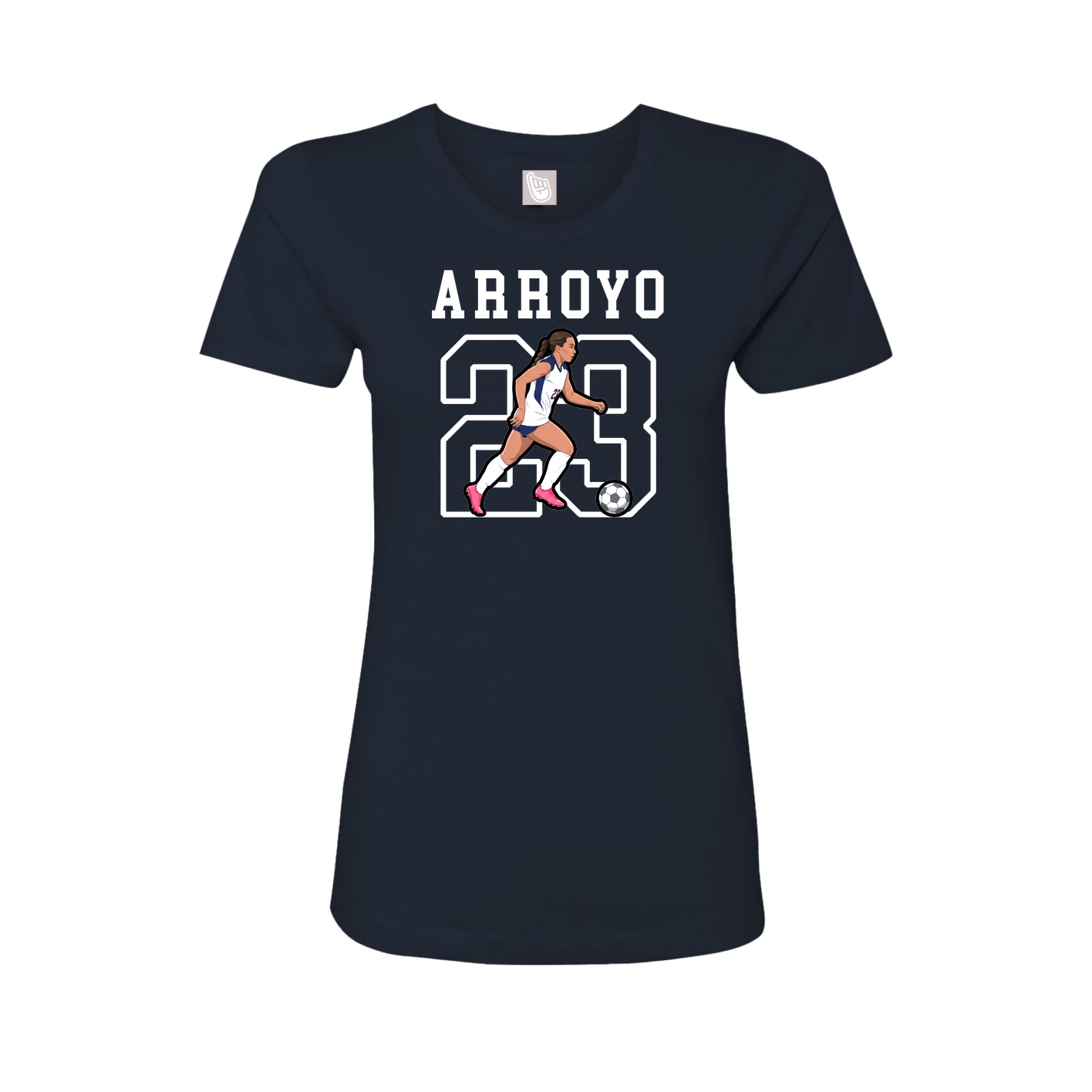 Fitted Women's Tee — Shirsey in Navy