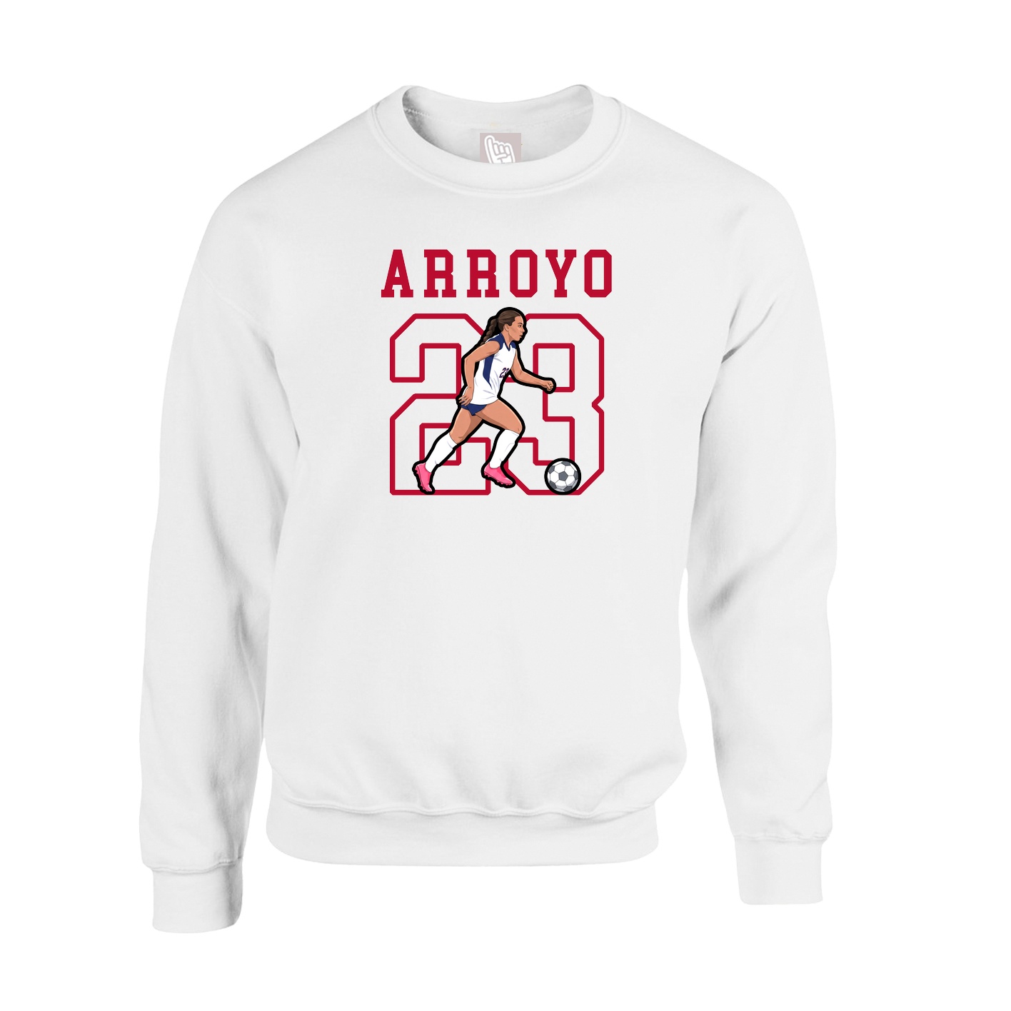 Fleece Crew — Shirsey in White