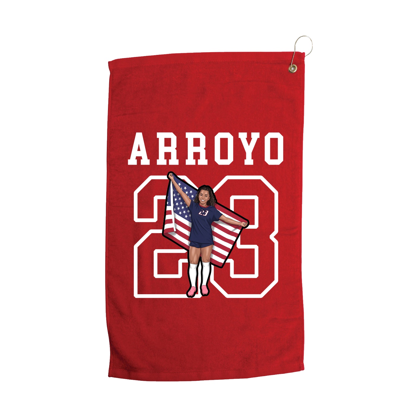Golf Towel — Shirsey in Red