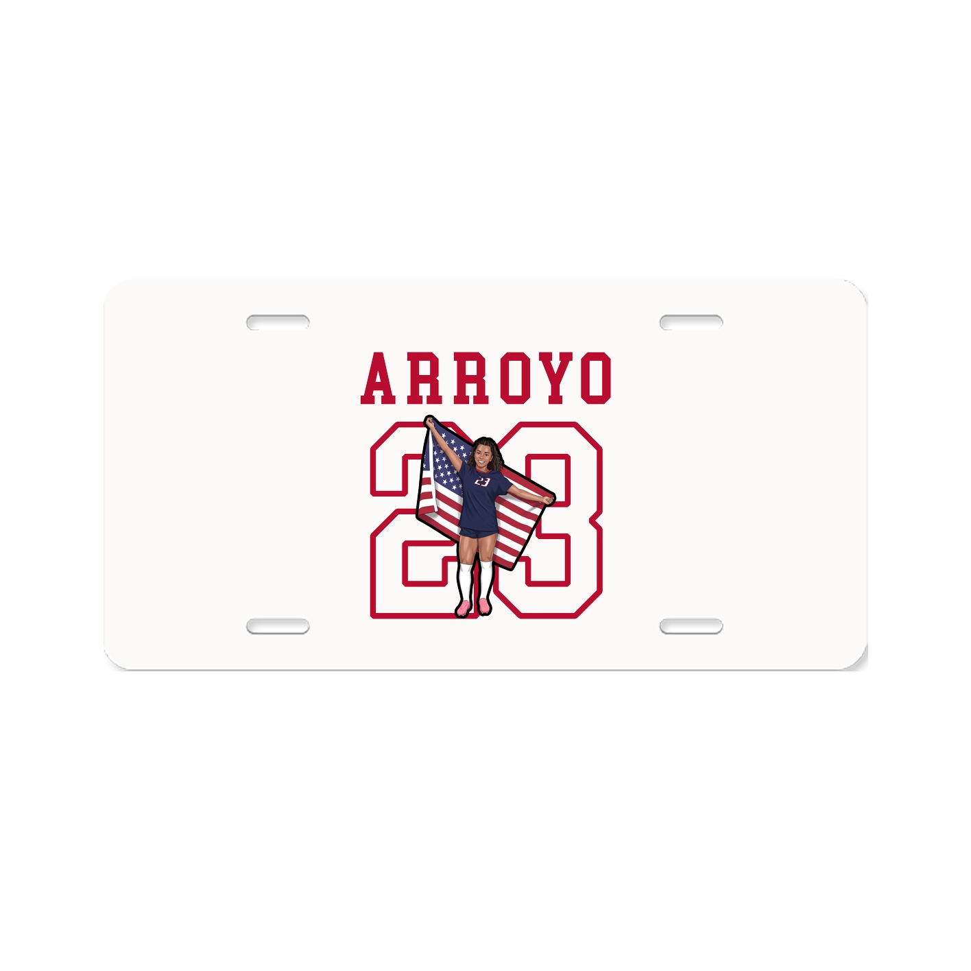 License Plate — Shirsey in Classic
