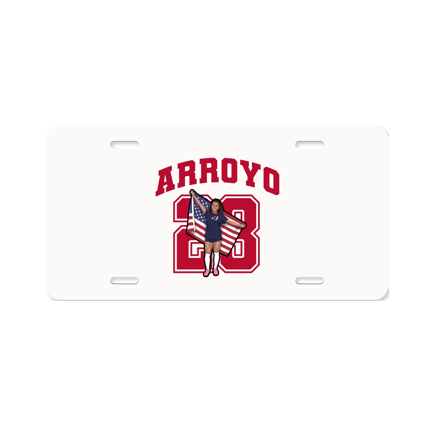 License Plate — Number in Classic