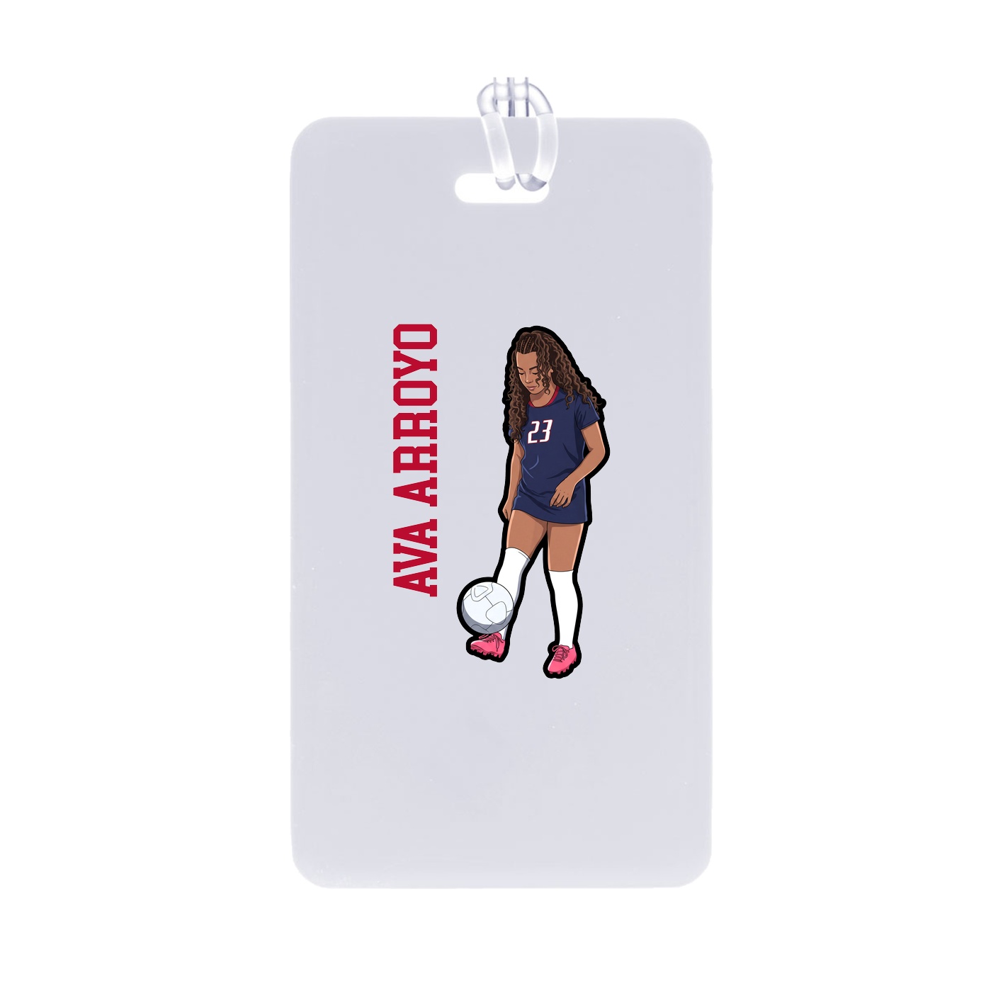 Bag Tag — Name Vertical in Classic