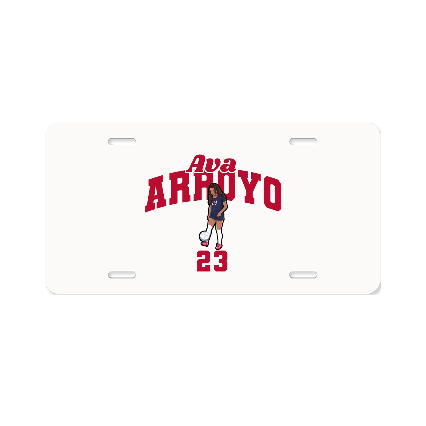 License Plate — Signature Arch in Classic