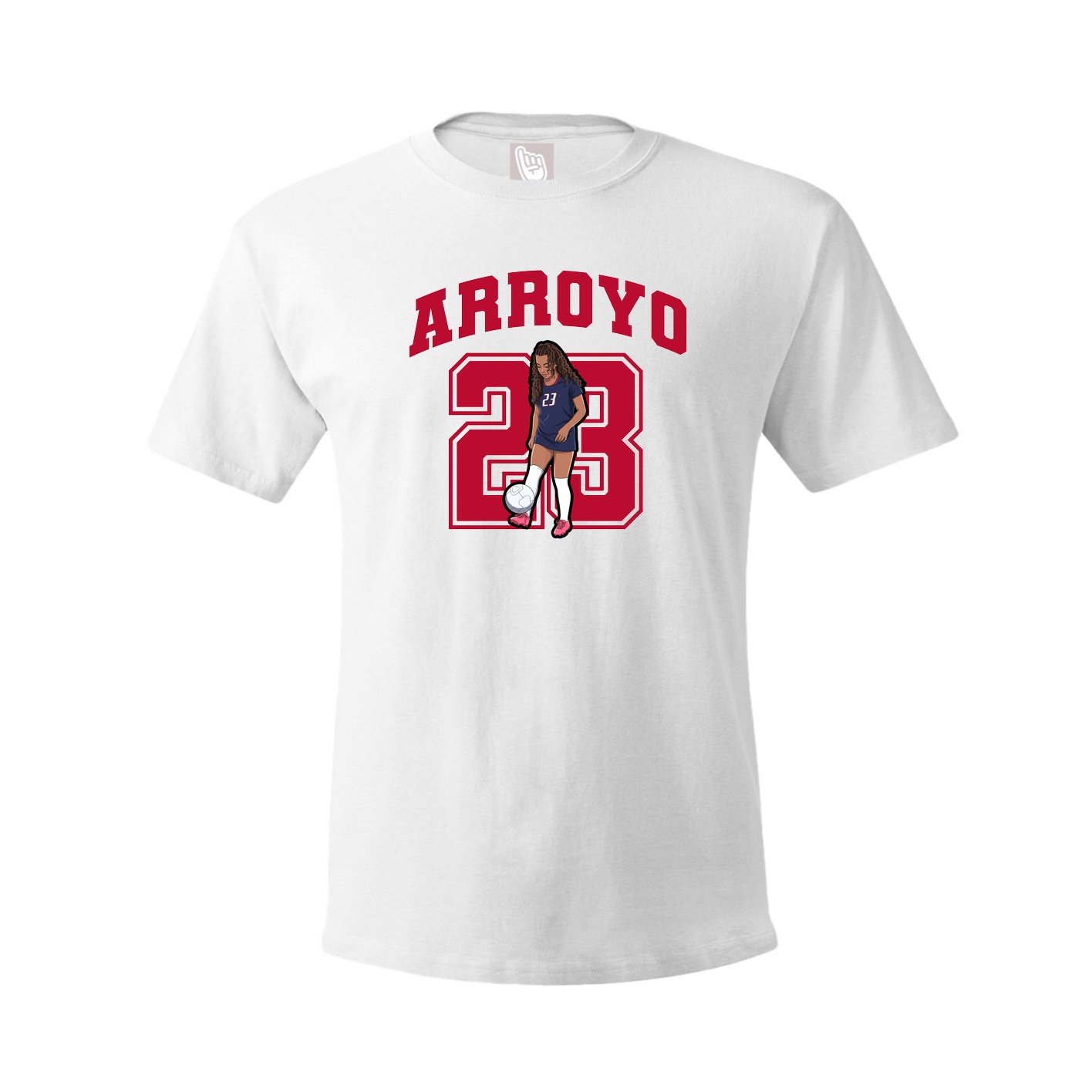 Tee — Number in White