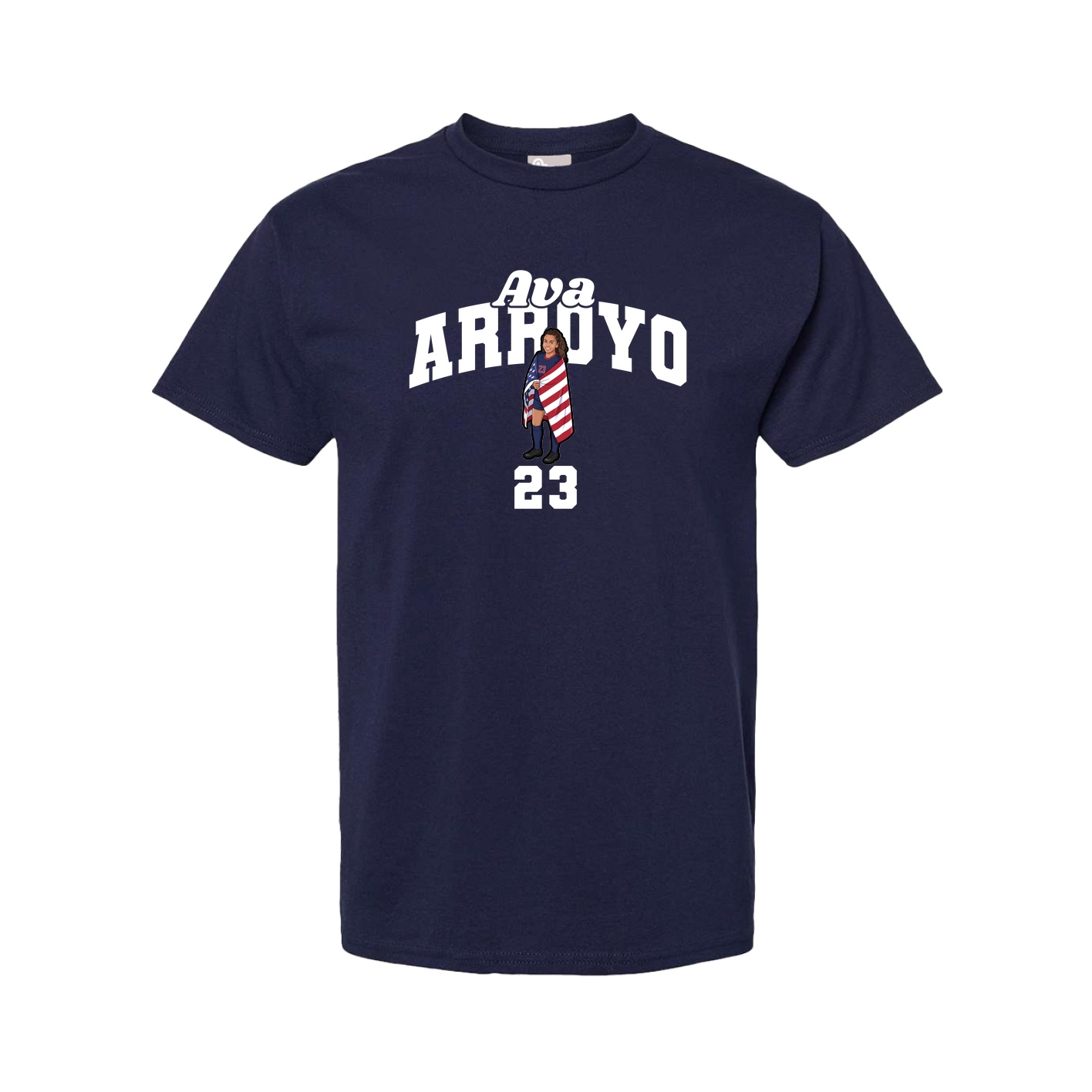 Tee — Signature Arch in Navy