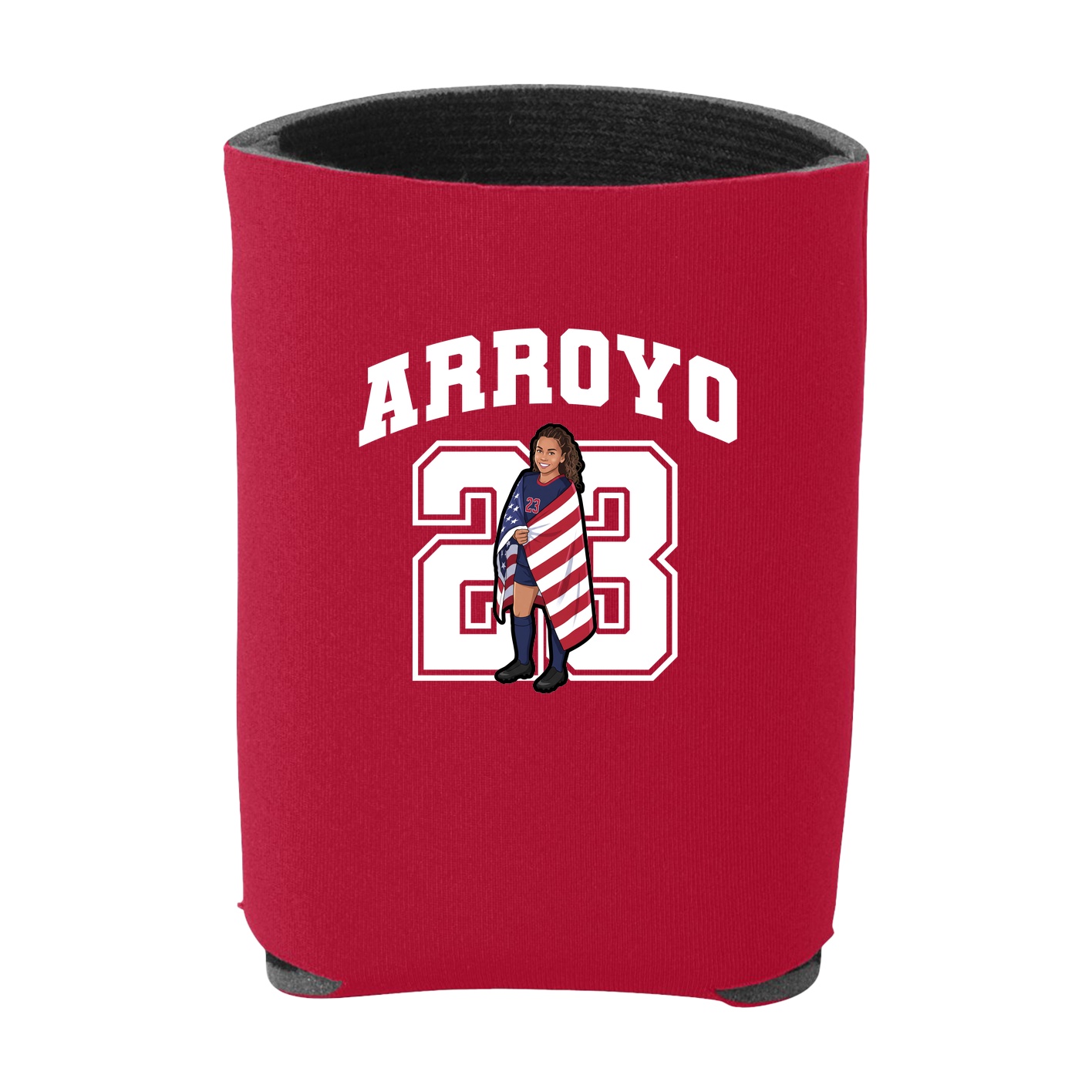 Can Holder — Number in Red