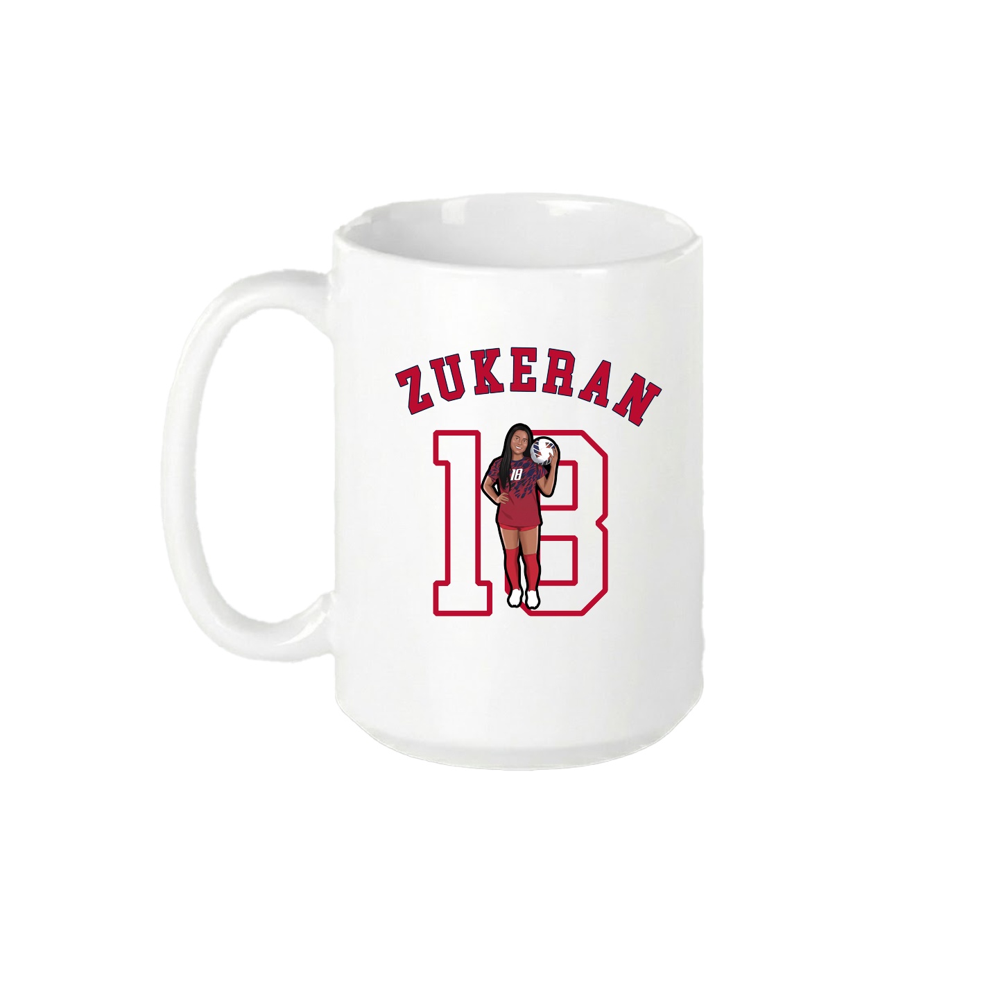 15oz Coffee Mug — Shirsey Arch in White