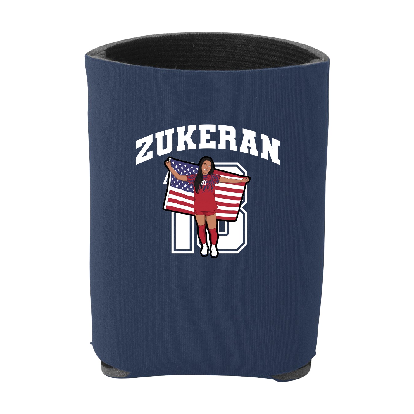 Can Holder — Number in Navy