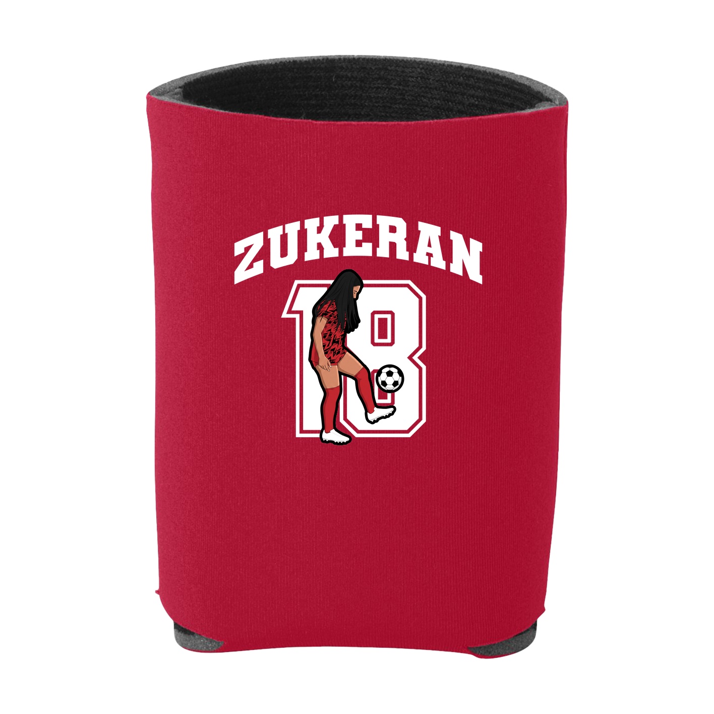 Can Holder — Number in Red