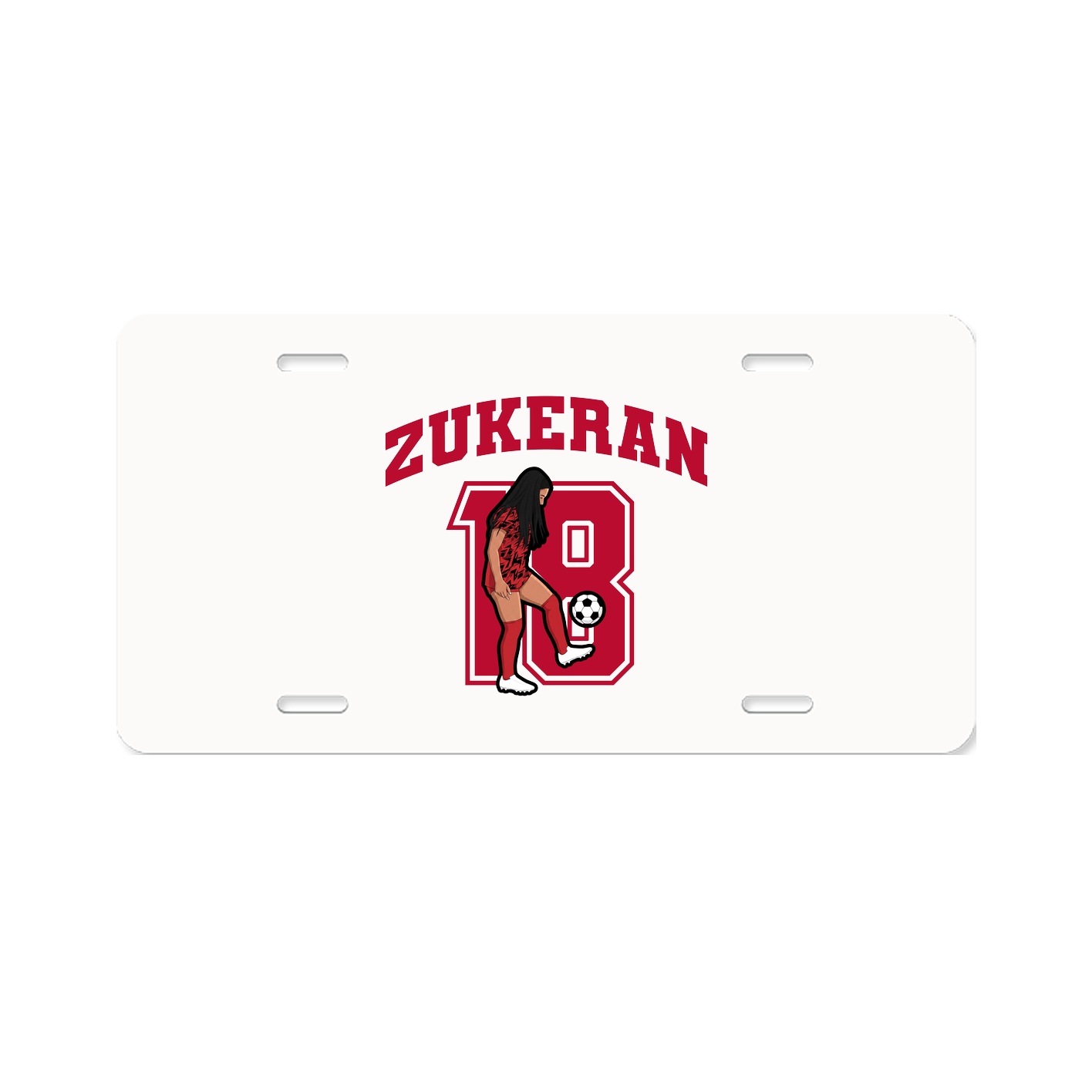 License Plate — Number in Classic