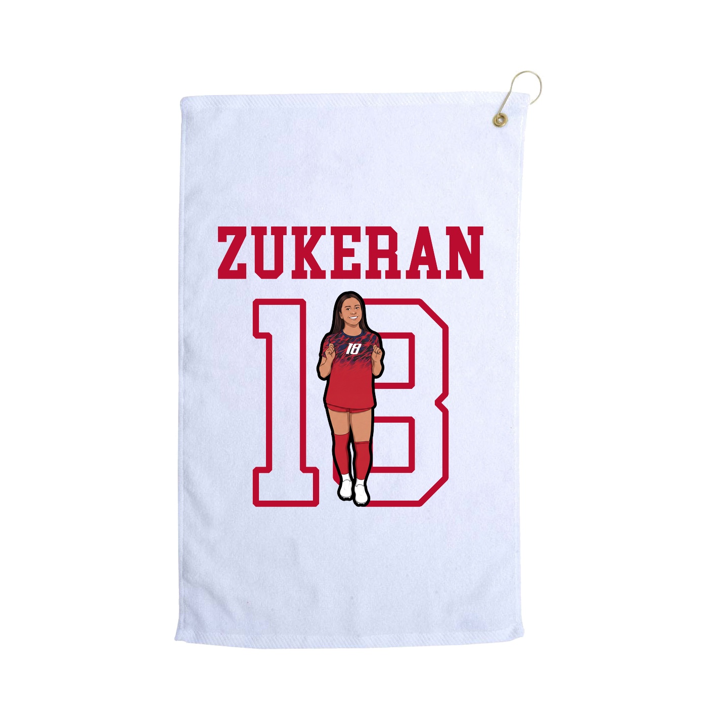 Golf Towel — Shirsey in White