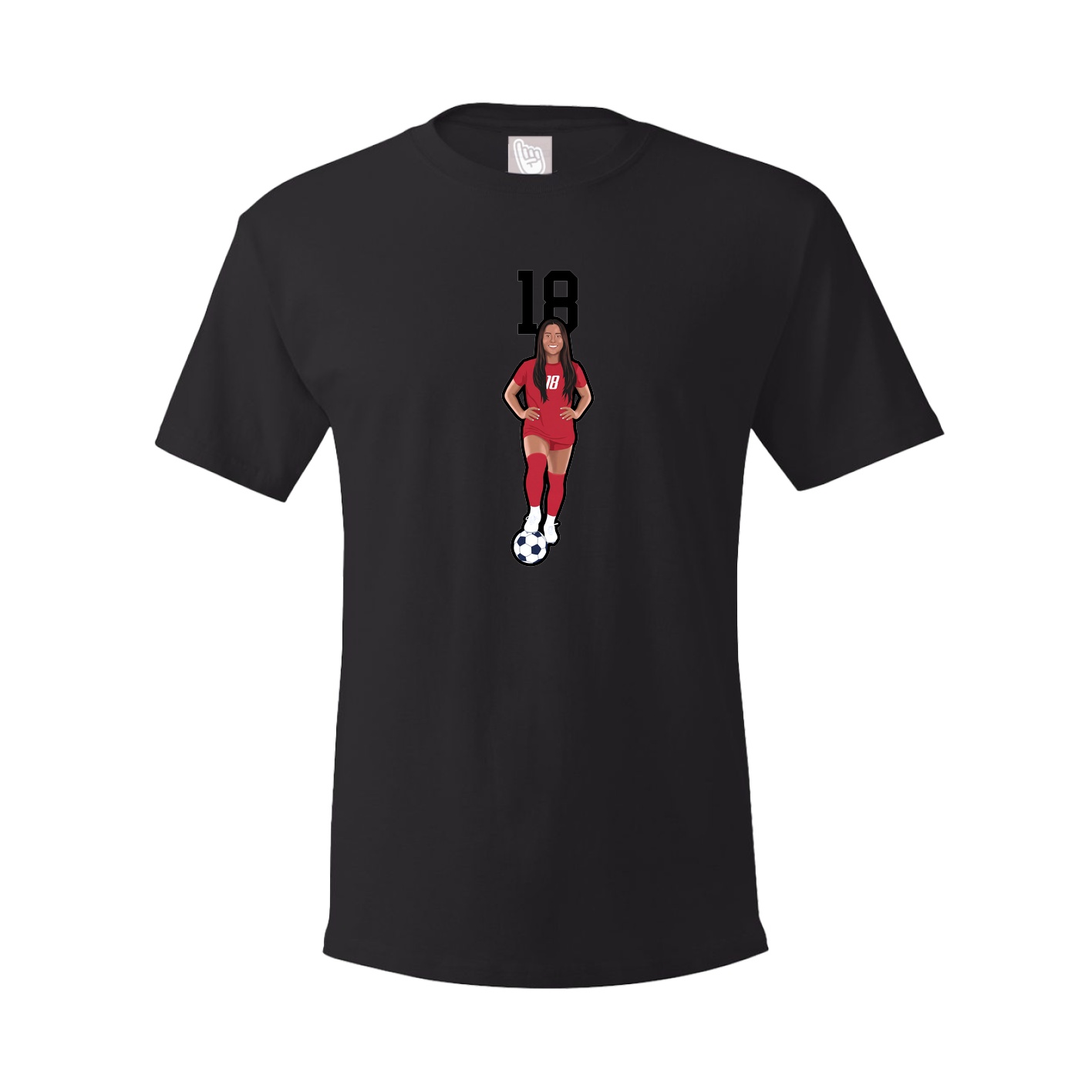 Tee — Number Top in Black